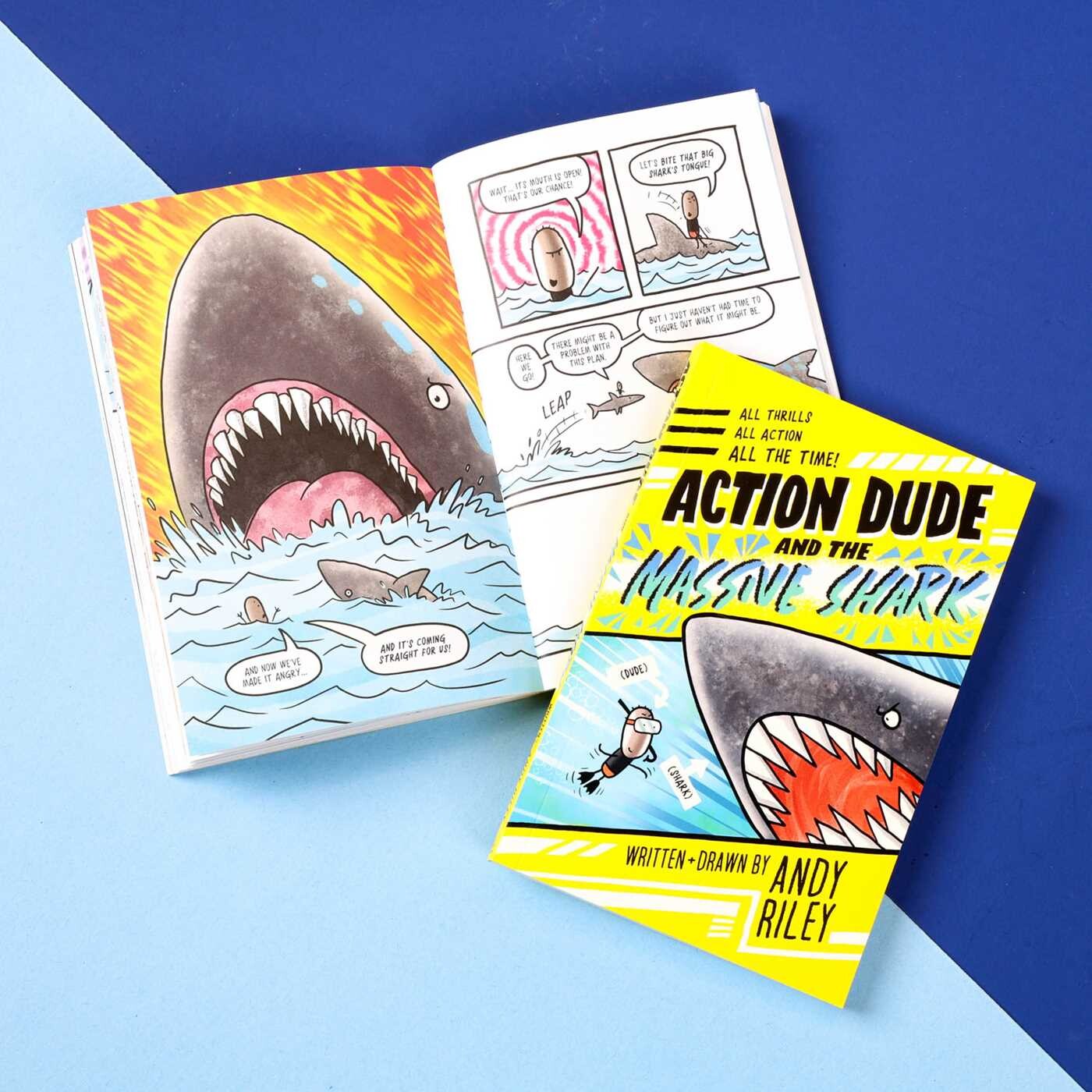 Action Dude and the Massive Shark
