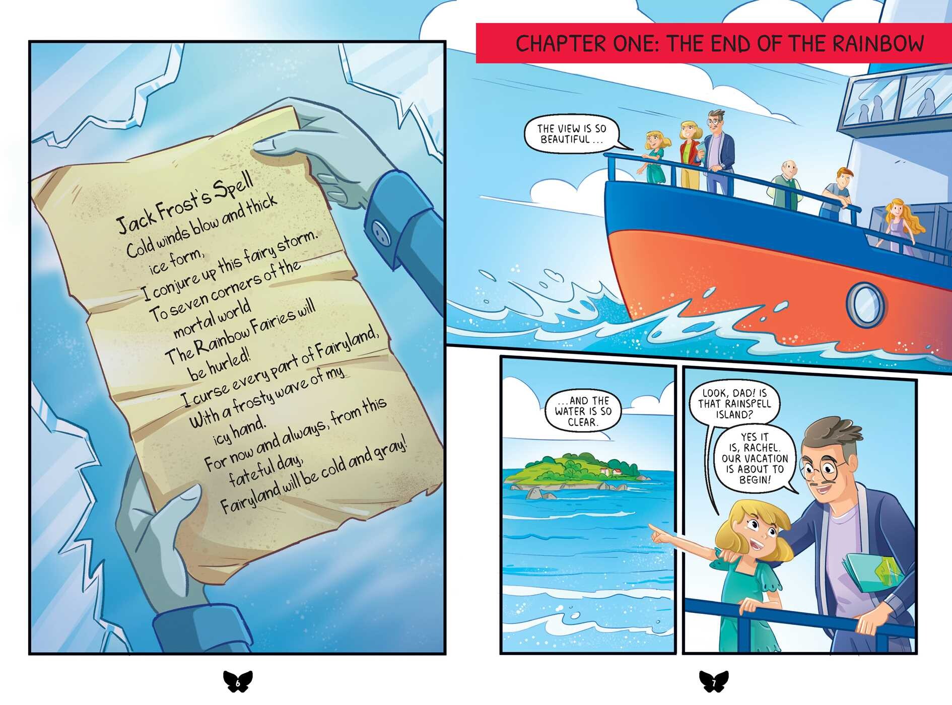 Rainbow Magic Rainbow Fairies #1: Ruby the Red Fairy Graphic Novel