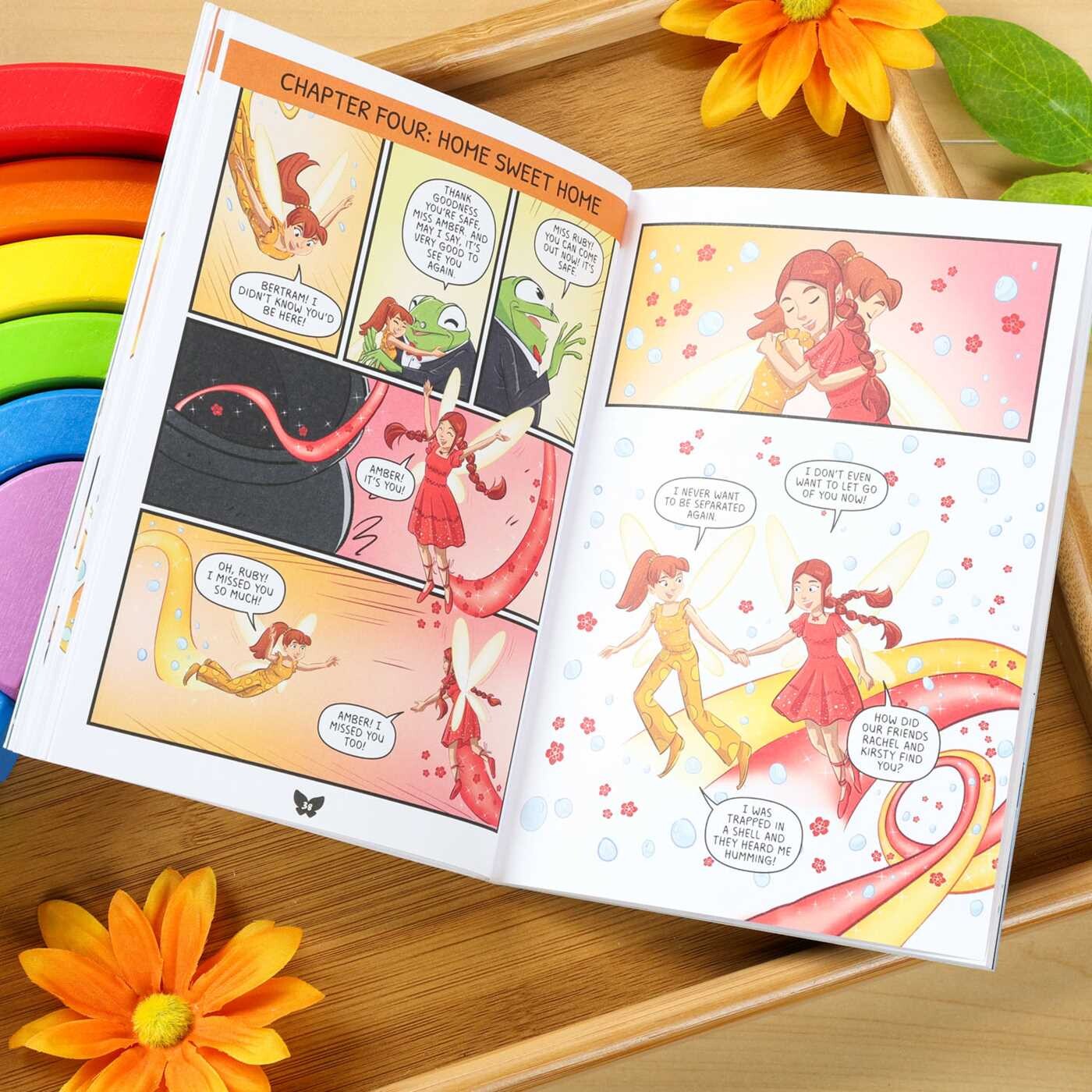 Rainbow Magic Rainbow Fairies #2: Amber the Orange Fairy Graphic Novel