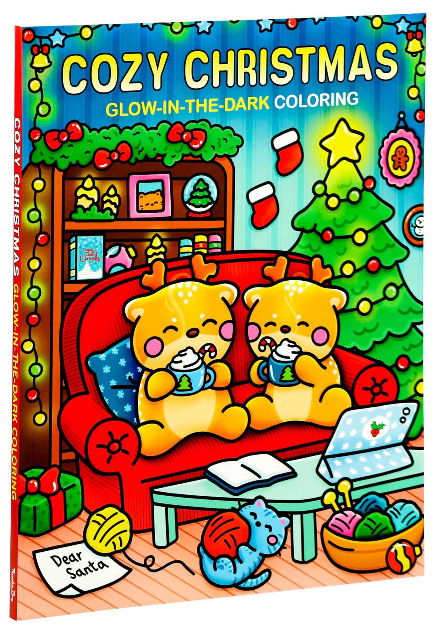 Cozy Christmas Glow-in-the-Dark Coloring