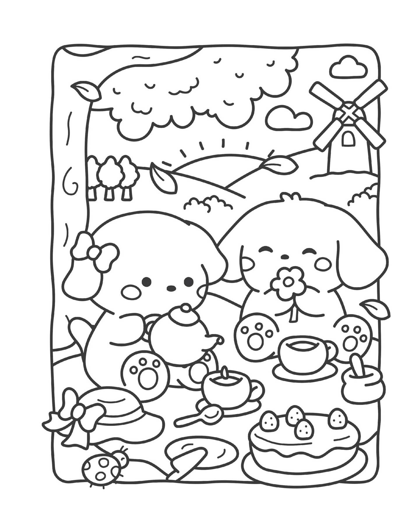 Cozy Love Glow-in-the-Dark Coloring