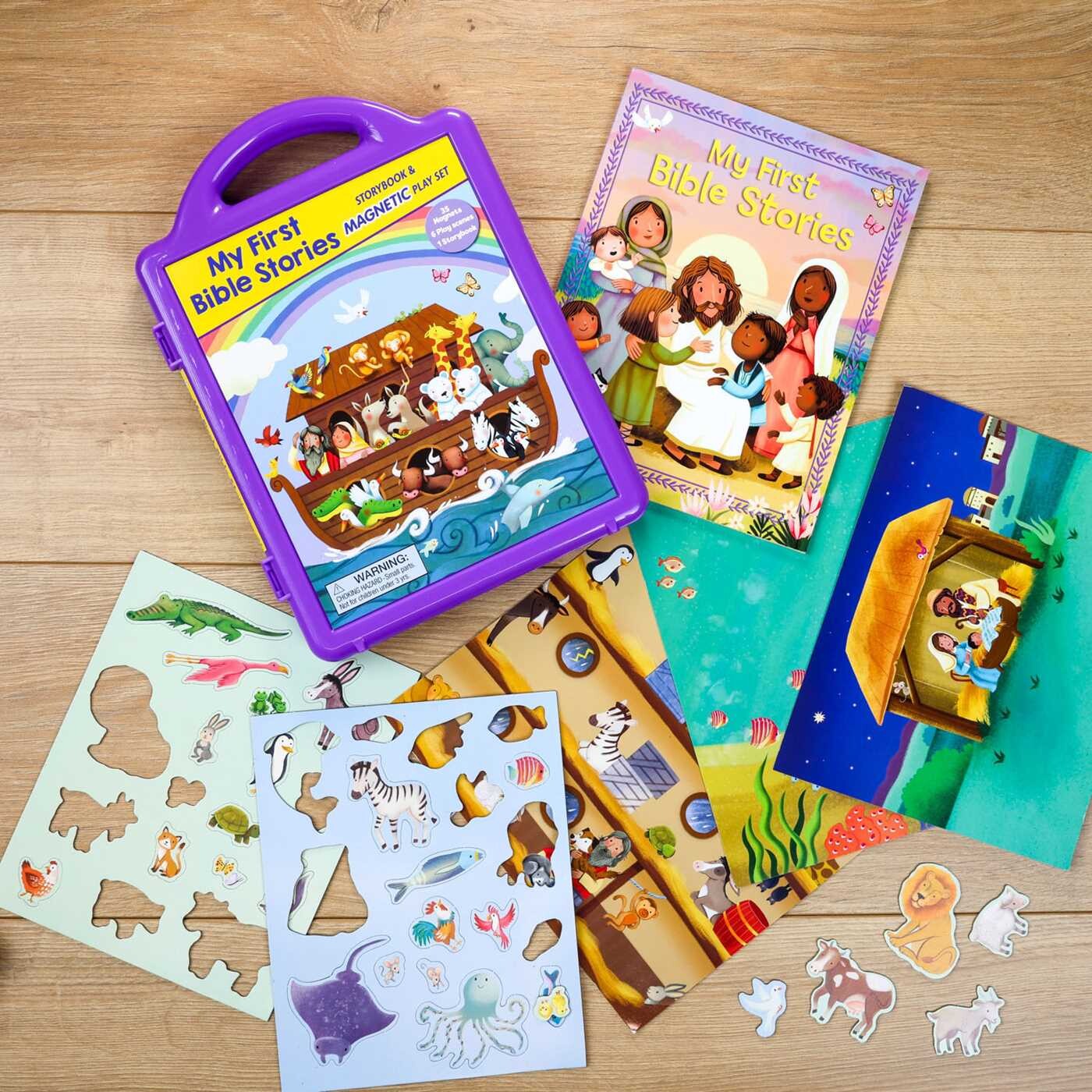 My First Bible Stories: Storybook & Magnetic Play Set
