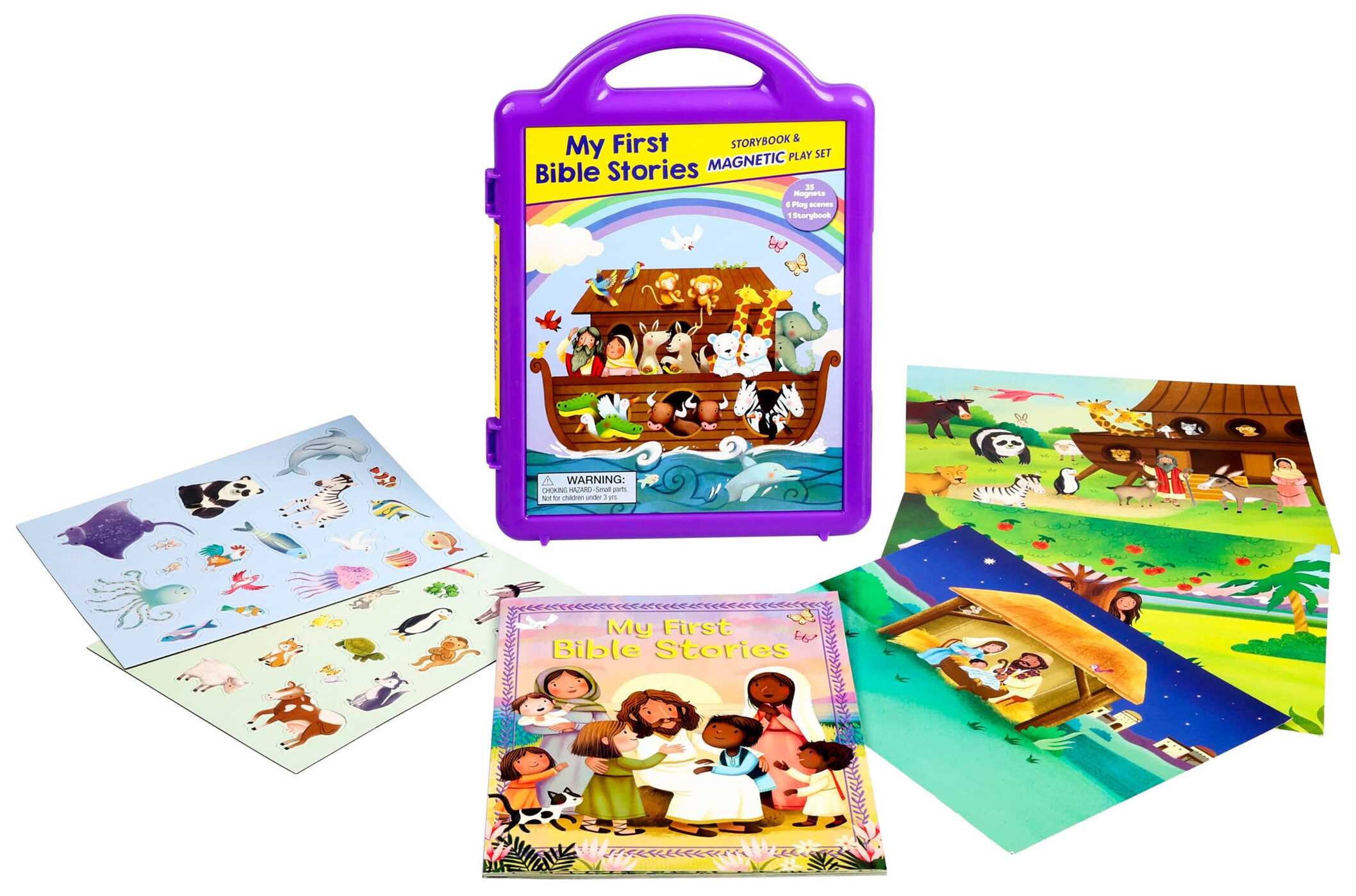 My First Bible Stories: Storybook & Magnetic Play Set