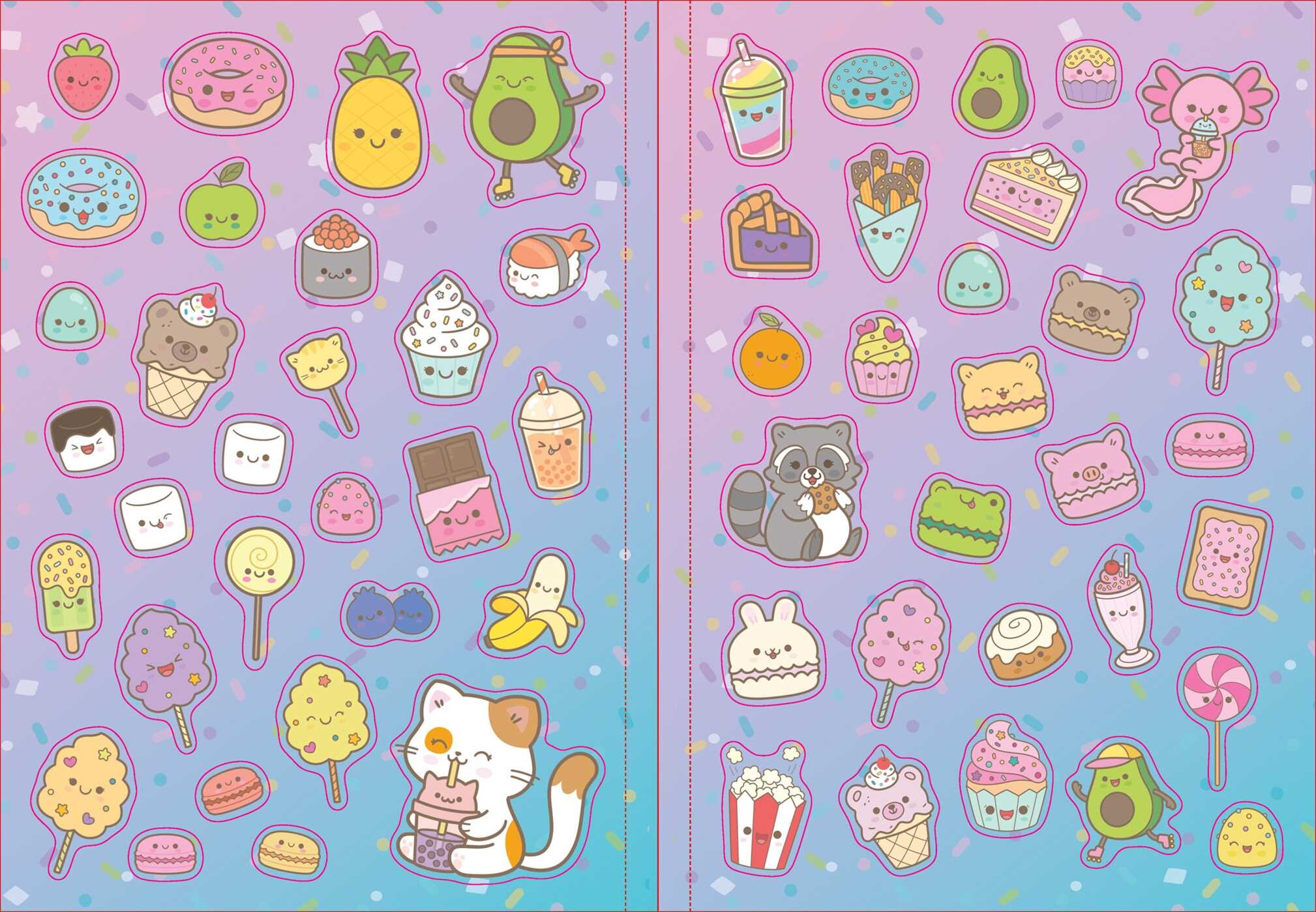 Super Yummy! Coloring & Activity Book with 4 Confetti Crayons and 50+ Stickers