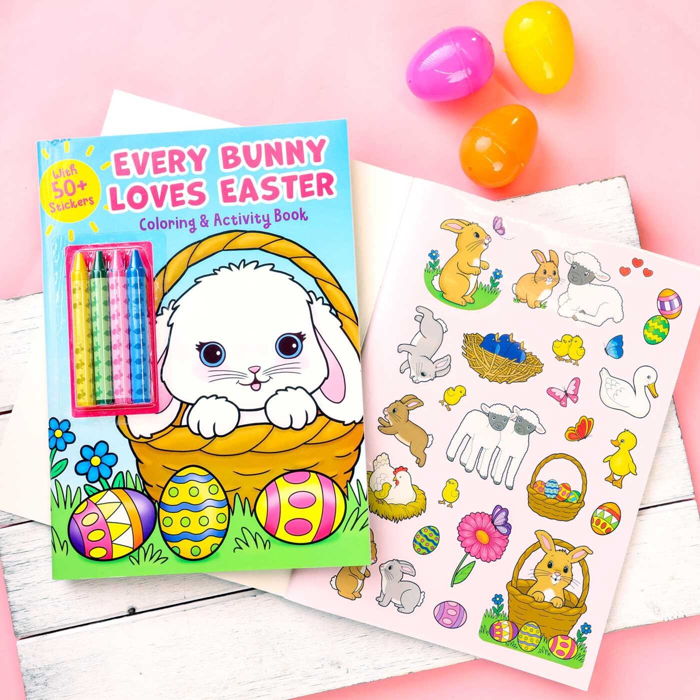 Every Bunny Loves Easter Coloring & Activity Book with 4 Crayons and 50+ Stickers