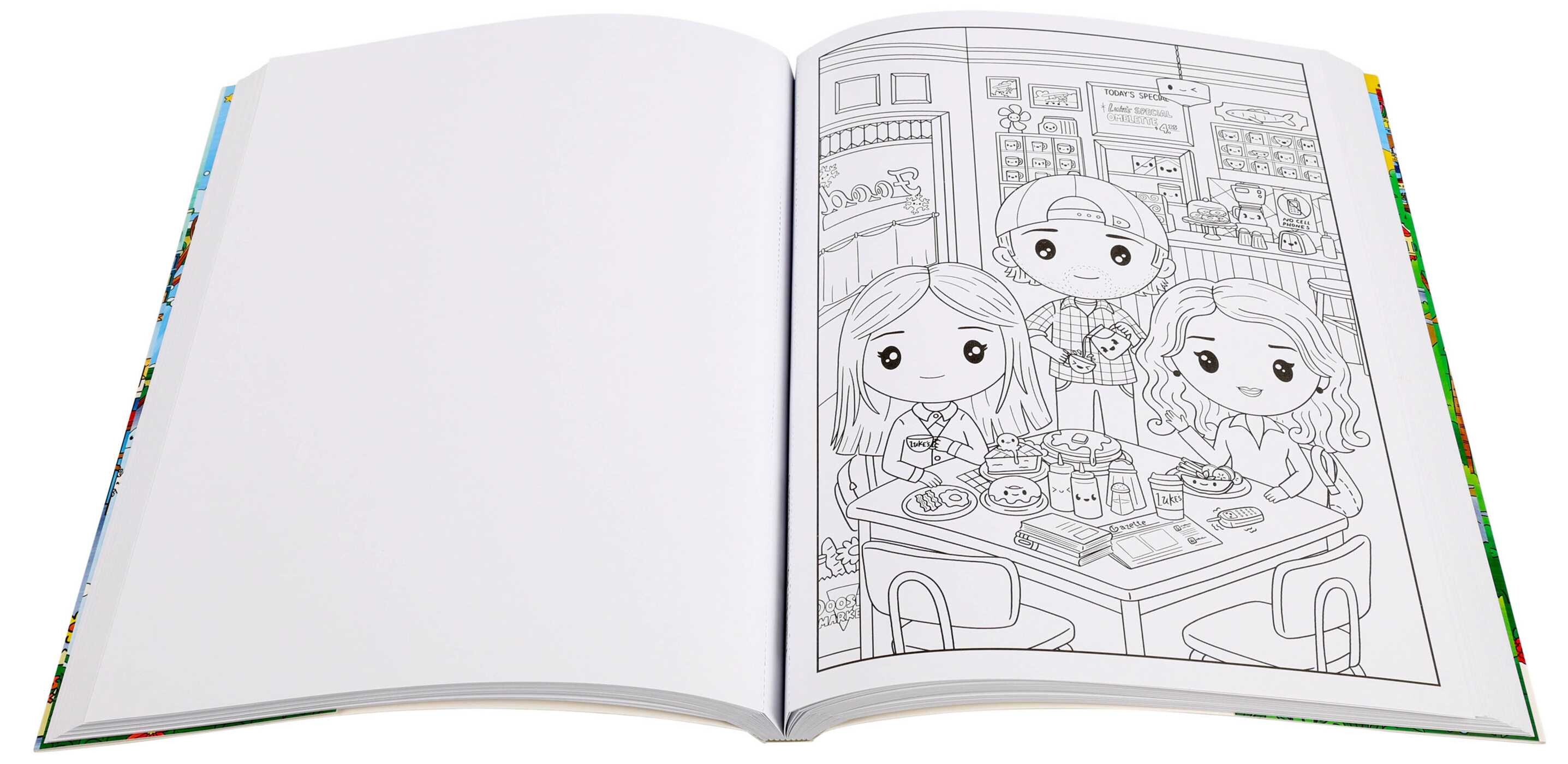 Gilmore Girls Kawaii Coloring