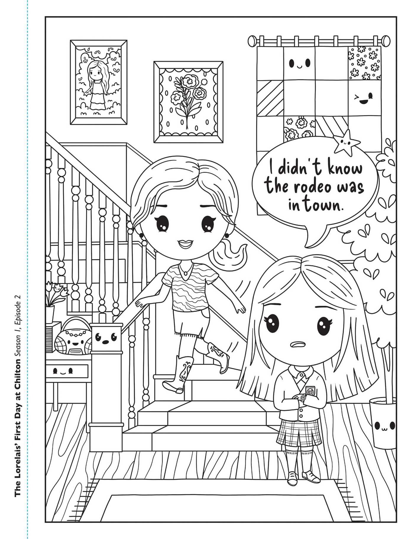 Gilmore Girls Kawaii Coloring