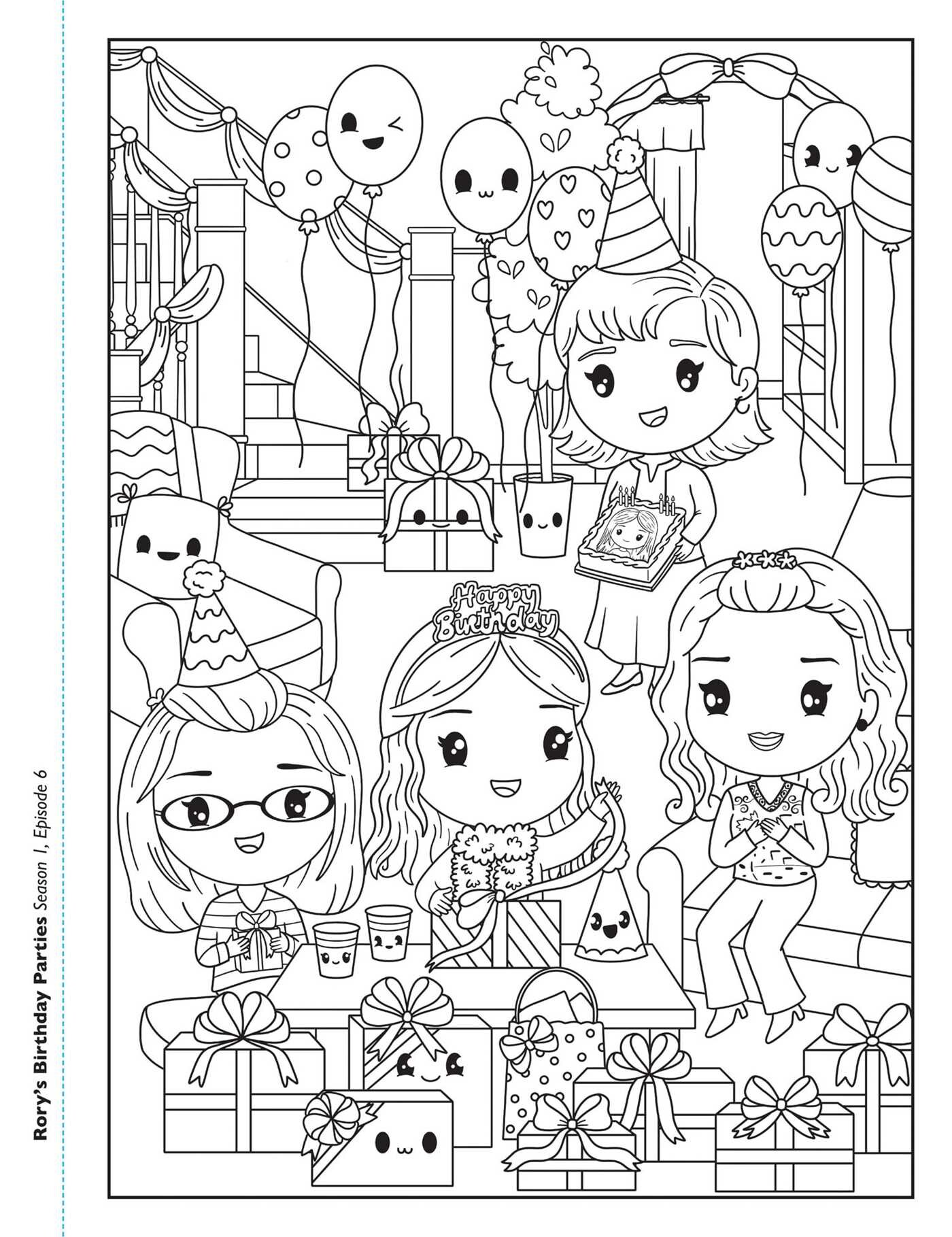 Gilmore Girls Kawaii Coloring