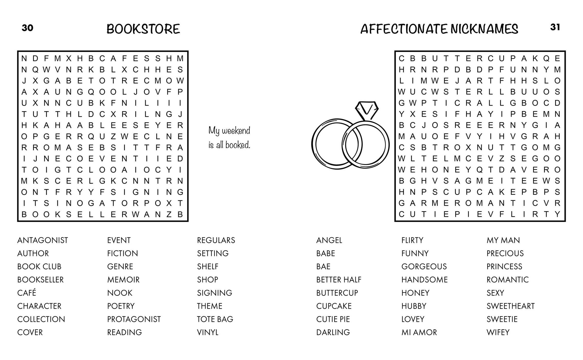Large Print Cozy Vibes Word Search
