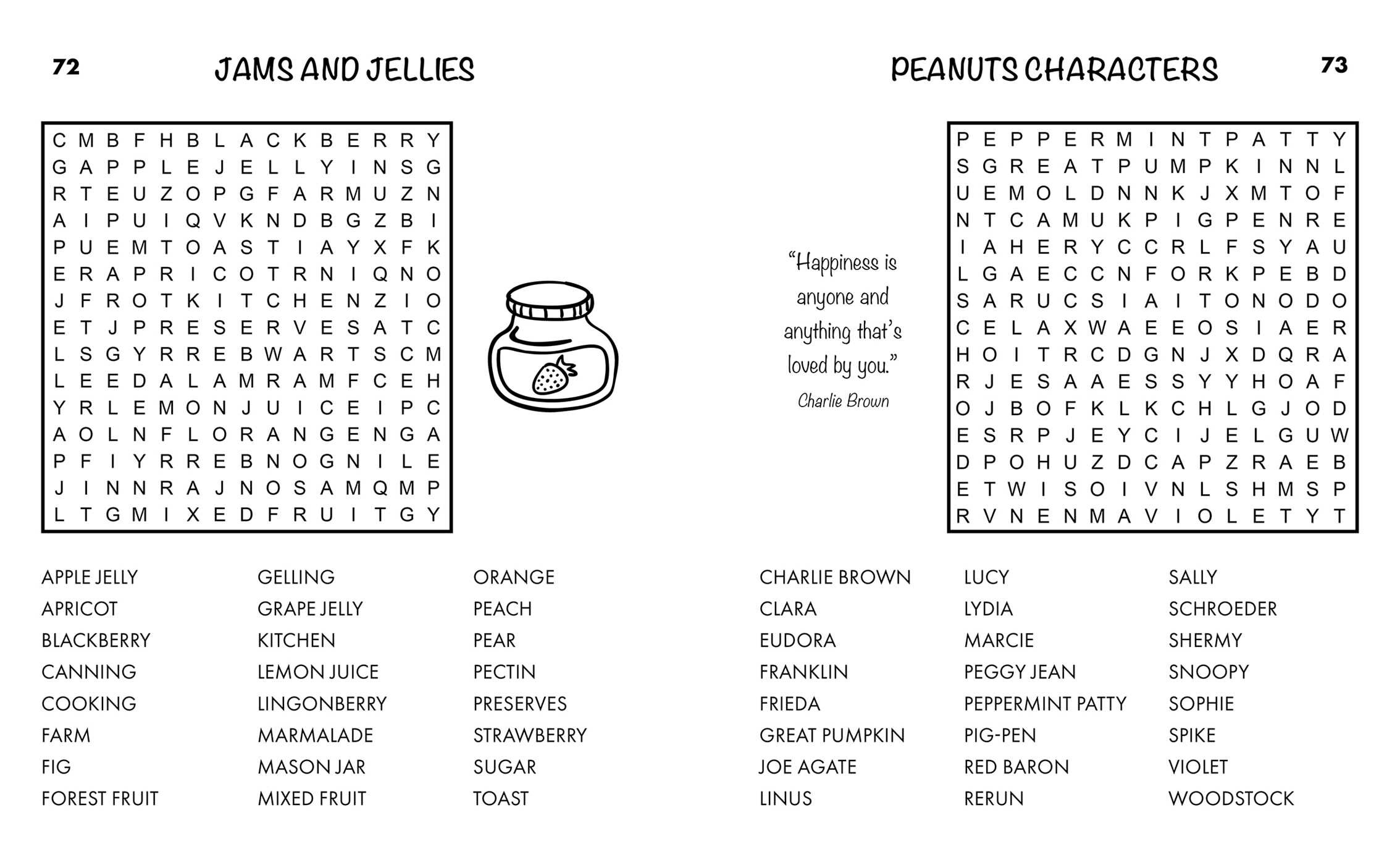 Large Print Cozy Vibes Word Search