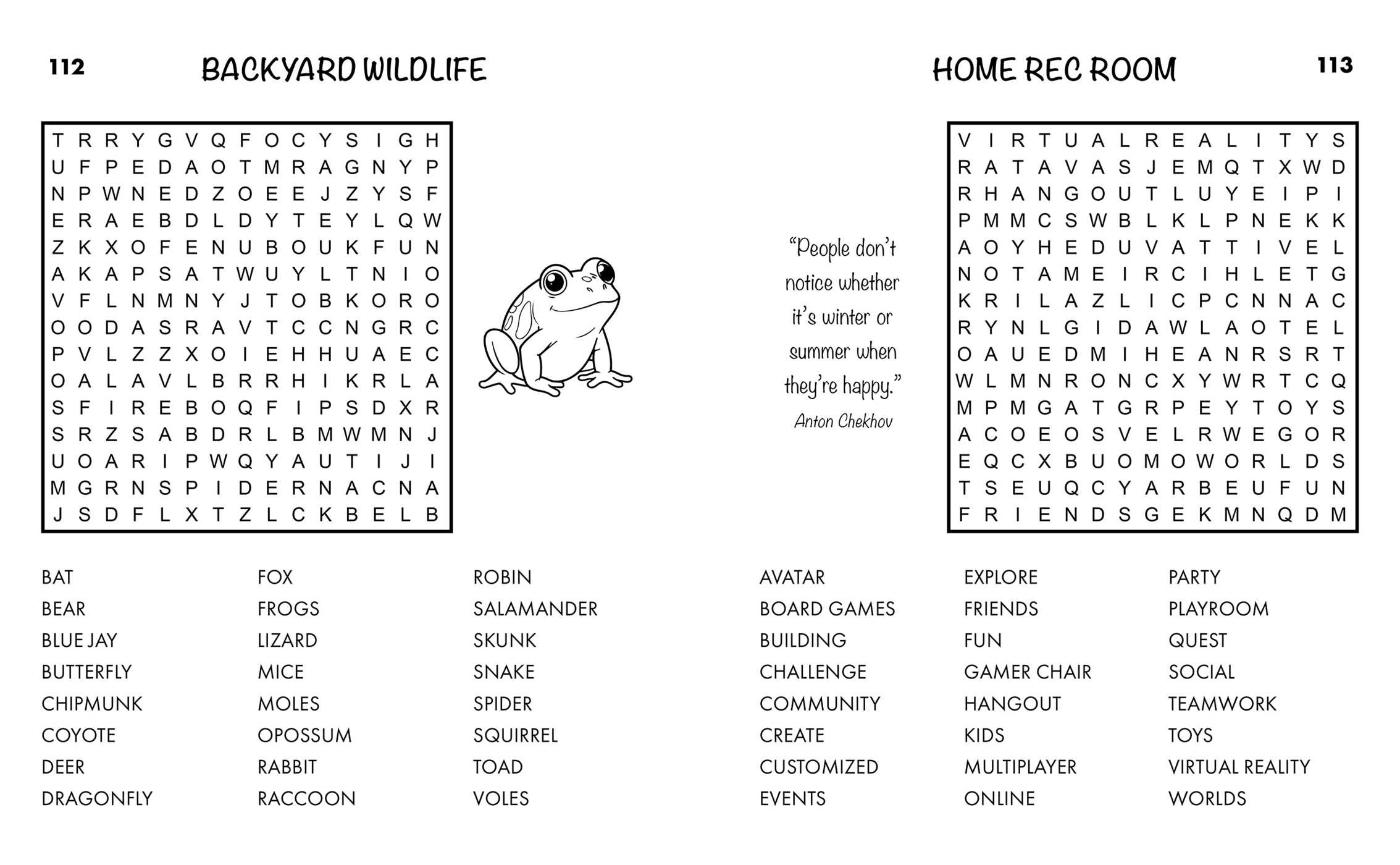 Large Print Cozy Vibes Word Search