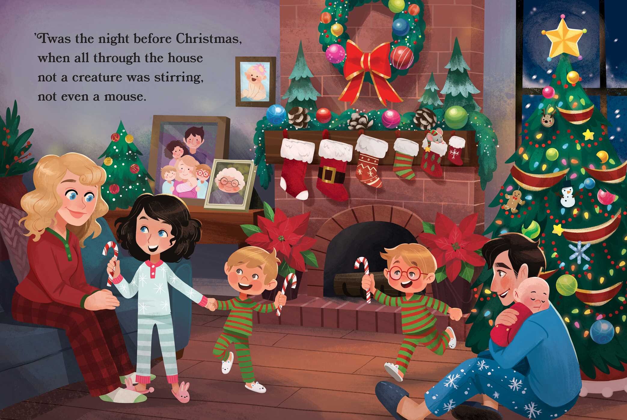 Night Before Christmas with Letter to Santa and Stickers
