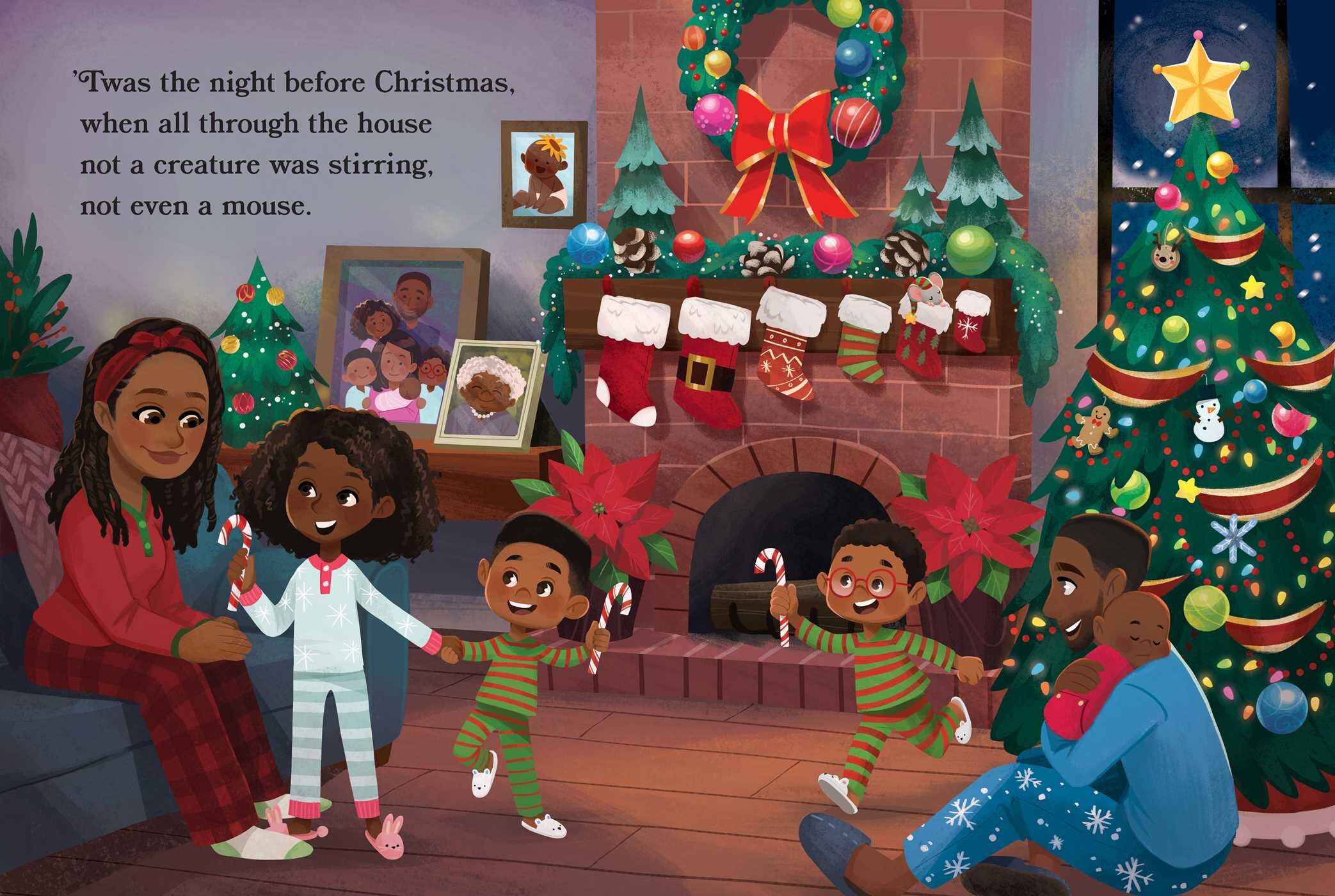Night Before Christmas with Letter to Santa and Stickers