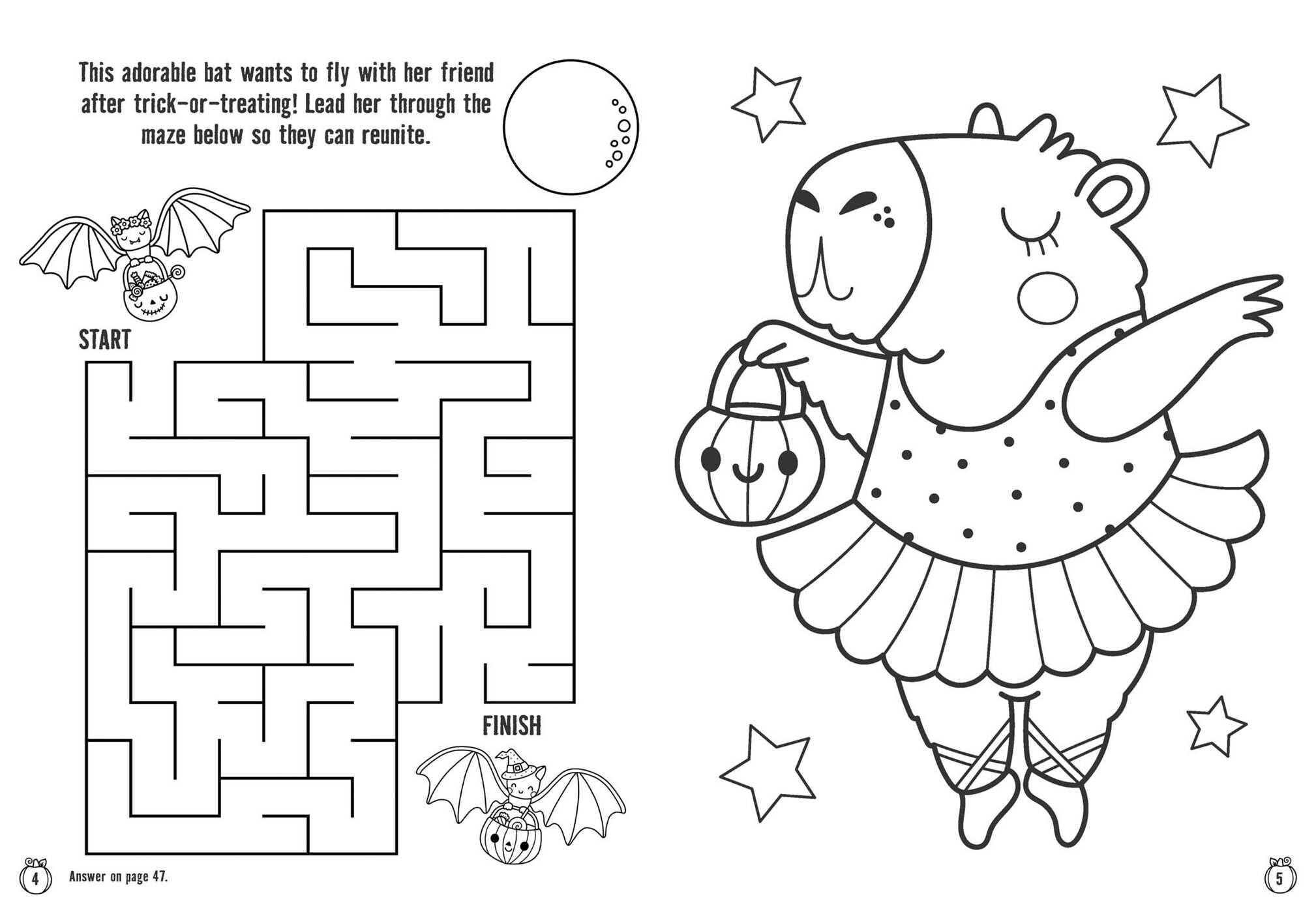 Tricks & Treats! Coloring & Activity Book with Confetti Crayons & 50+ Stickers!