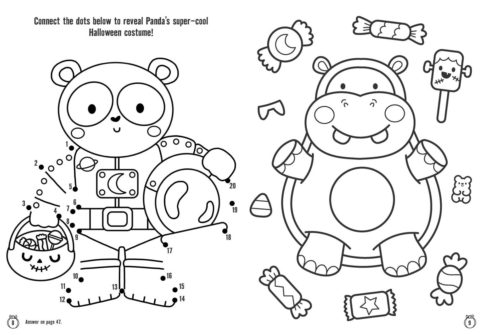 Tricks & Treats! Coloring & Activity Book with Confetti Crayons & 50+ Stickers!