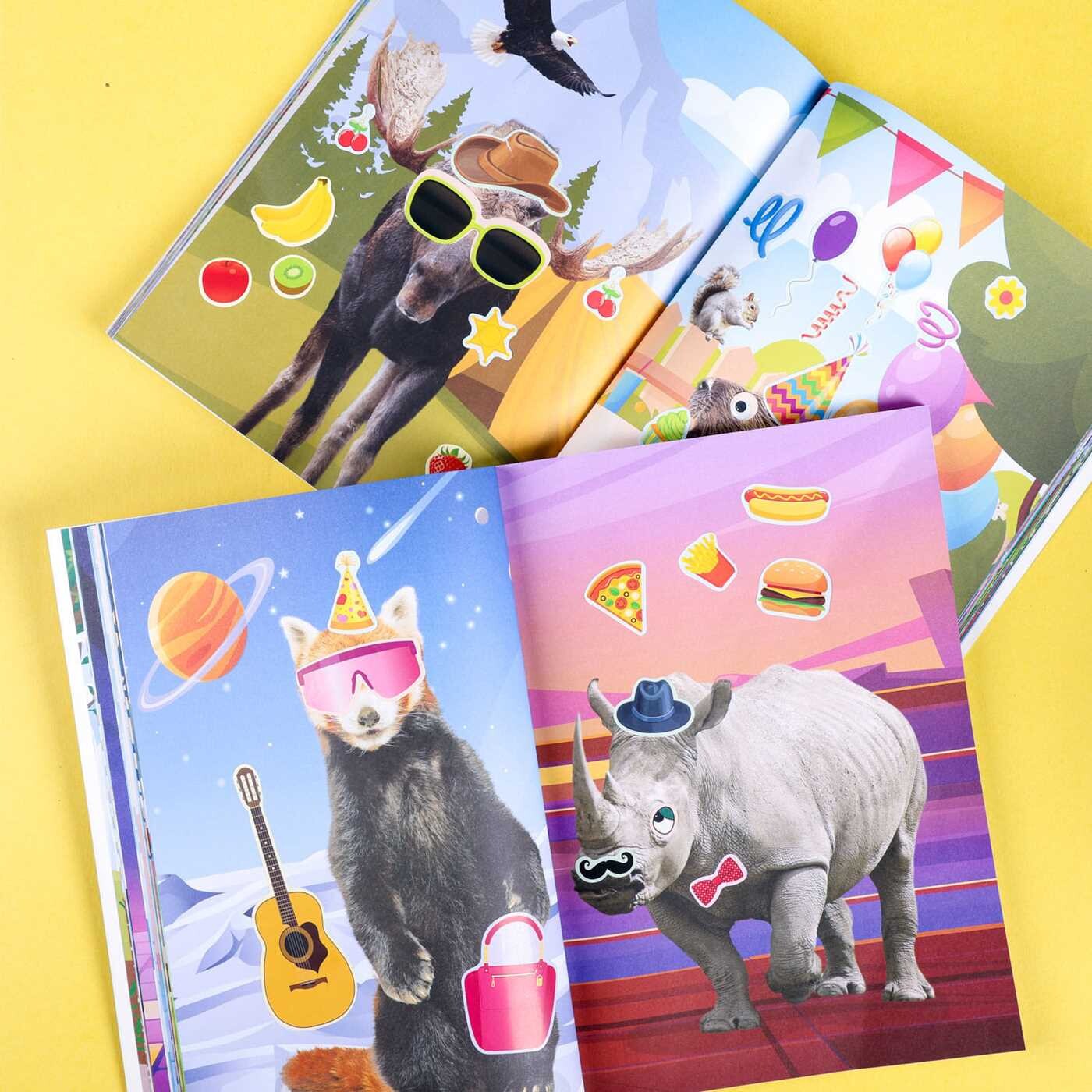 Super Silly Stickers: Go Wild! Sticker Book for Kids