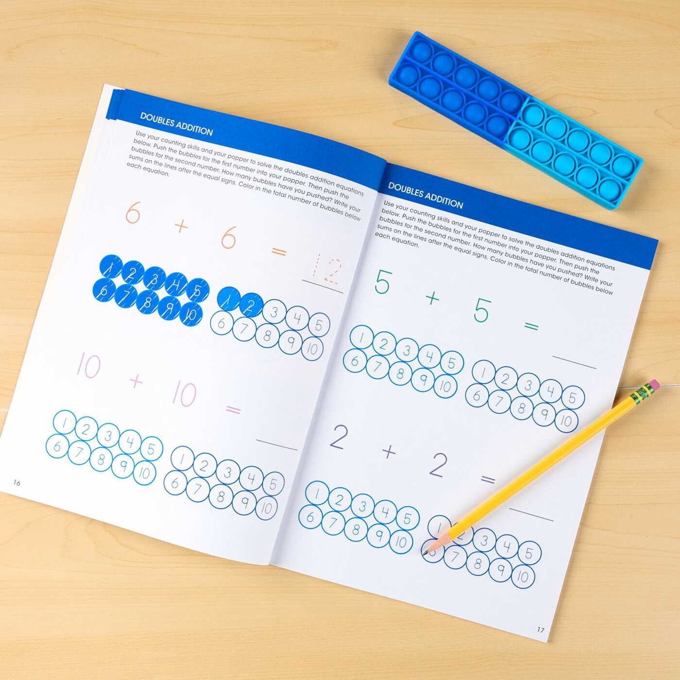 Ready to Learn: Super Skills Math Workbook with Ten-Frame Popper