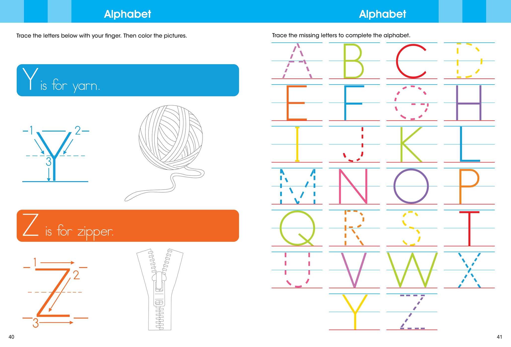 Ready to Learn: Preschool ABCs & 123s Workbook