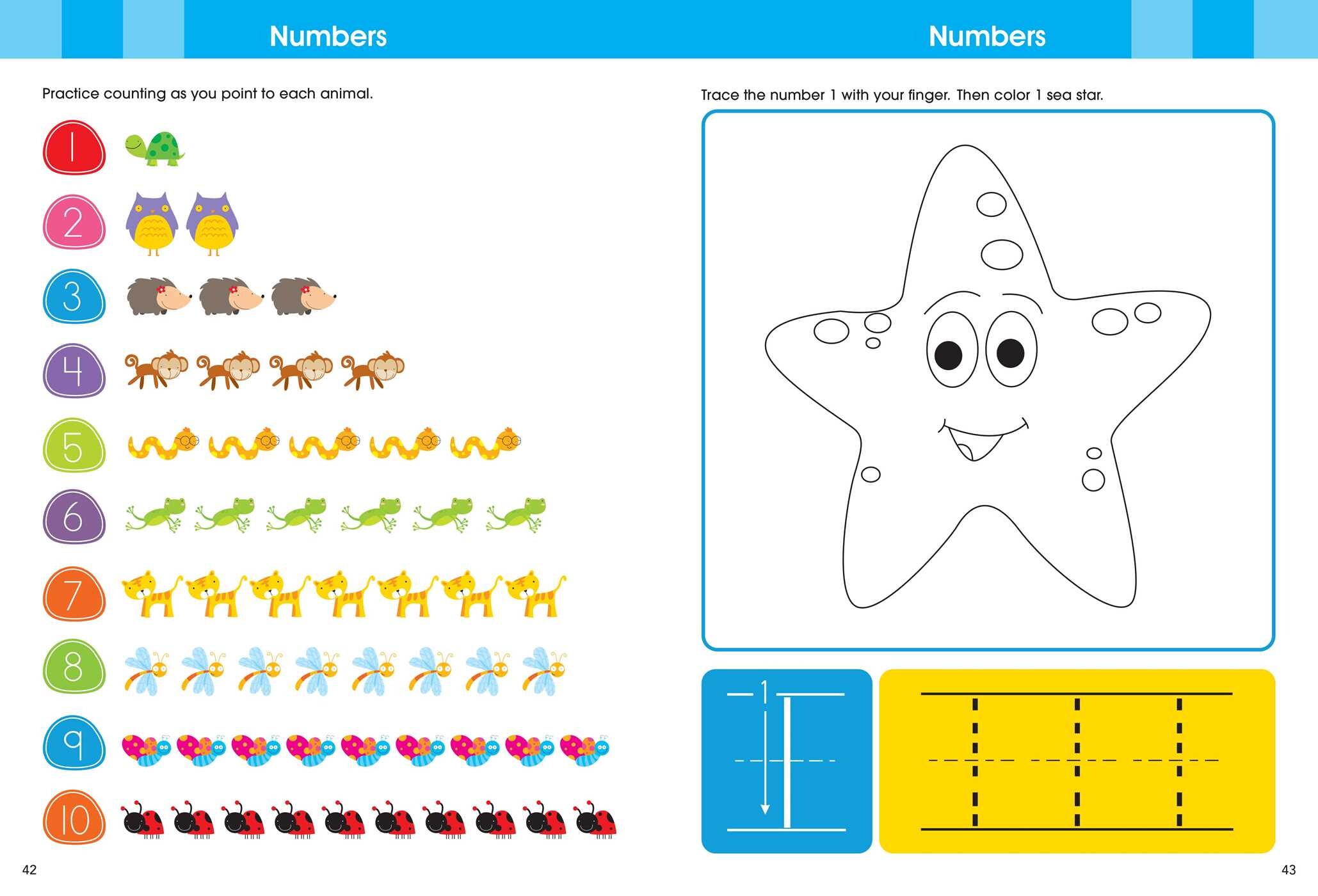 Ready to Learn: Preschool ABCs & 123s Workbook