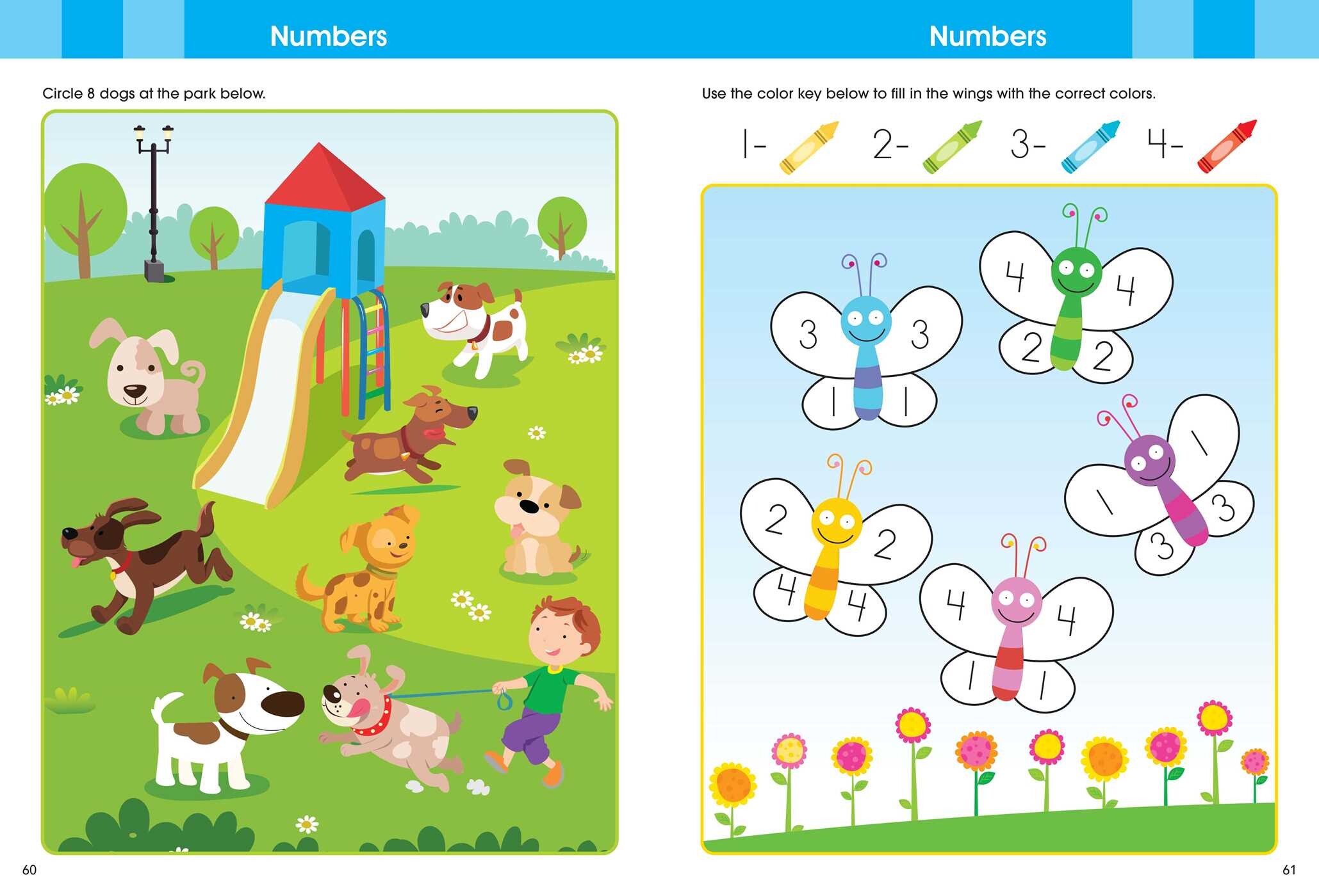 Ready to Learn: Preschool ABCs & 123s Workbook