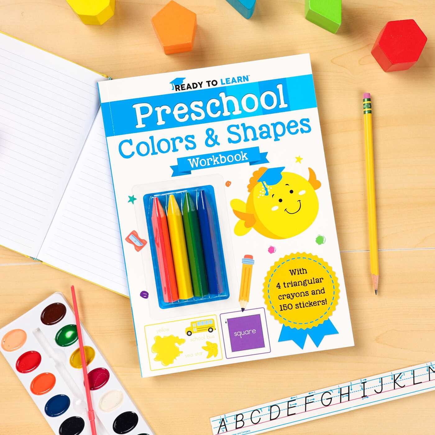 Ready to Learn: Preschool Colors & Shapes Workbook