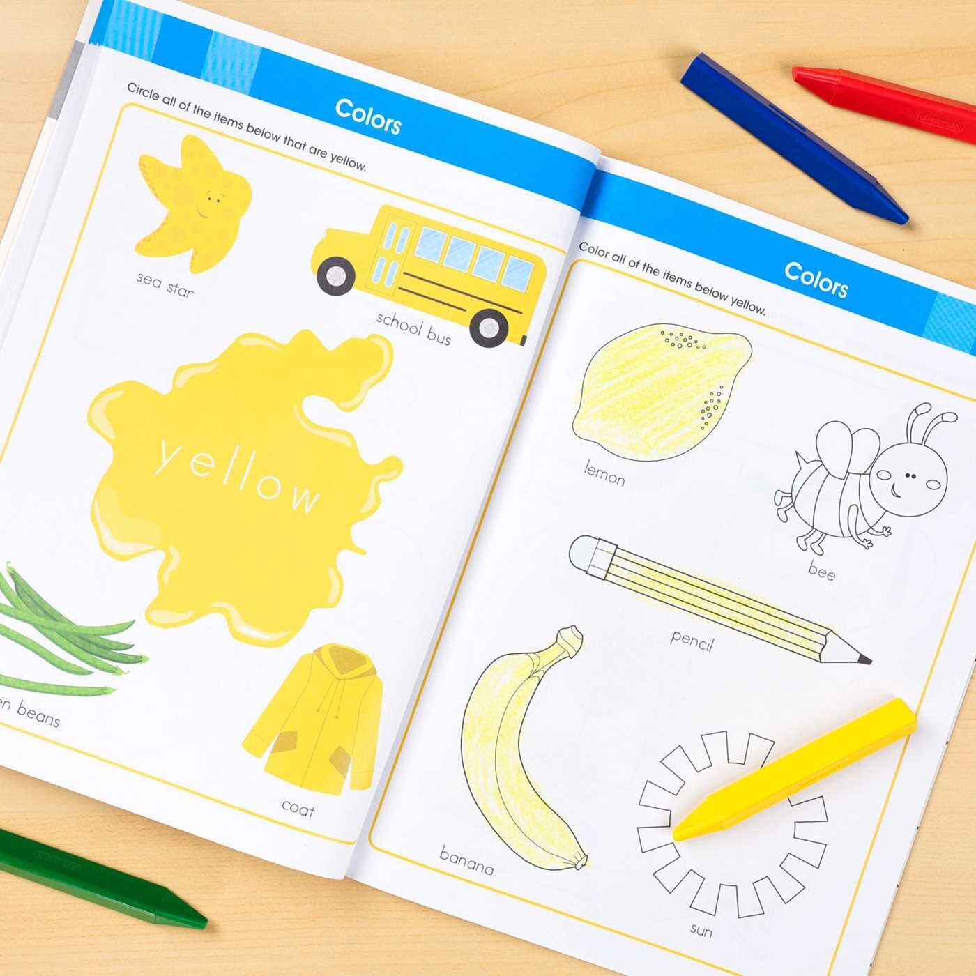Ready to Learn: Preschool Colors & Shapes Workbook