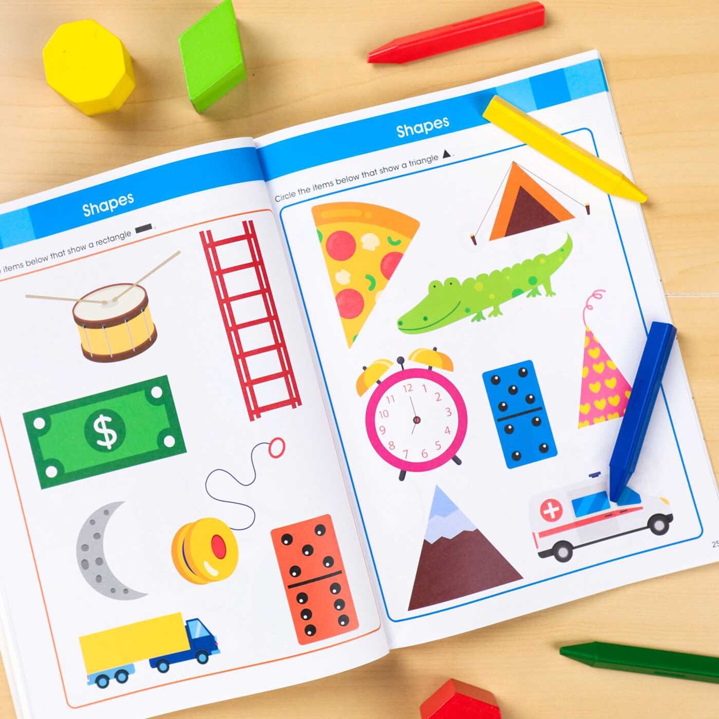 Ready to Learn: Preschool Colors & Shapes Workbook