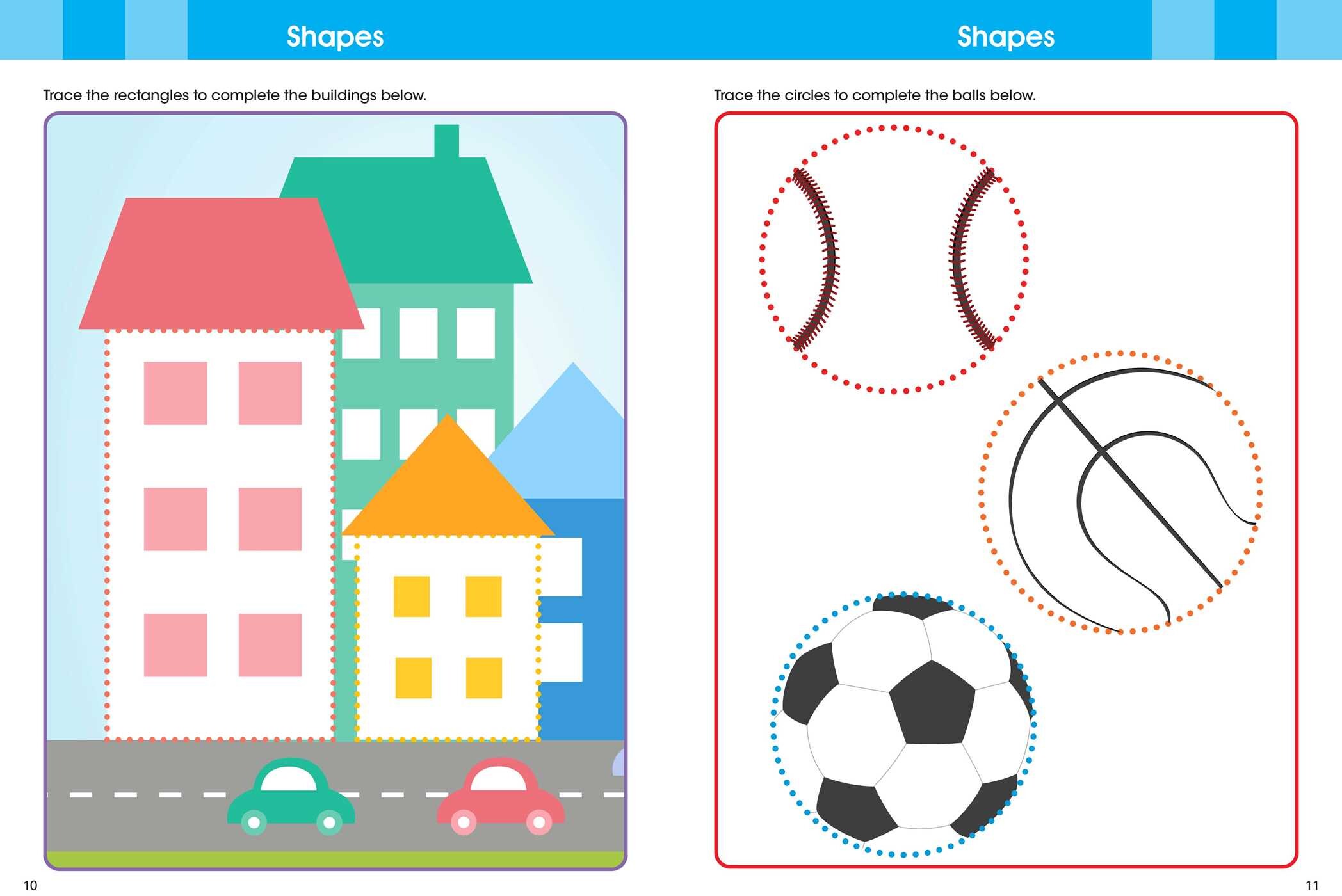 Ready to Learn: Preschool Colors & Shapes Workbook