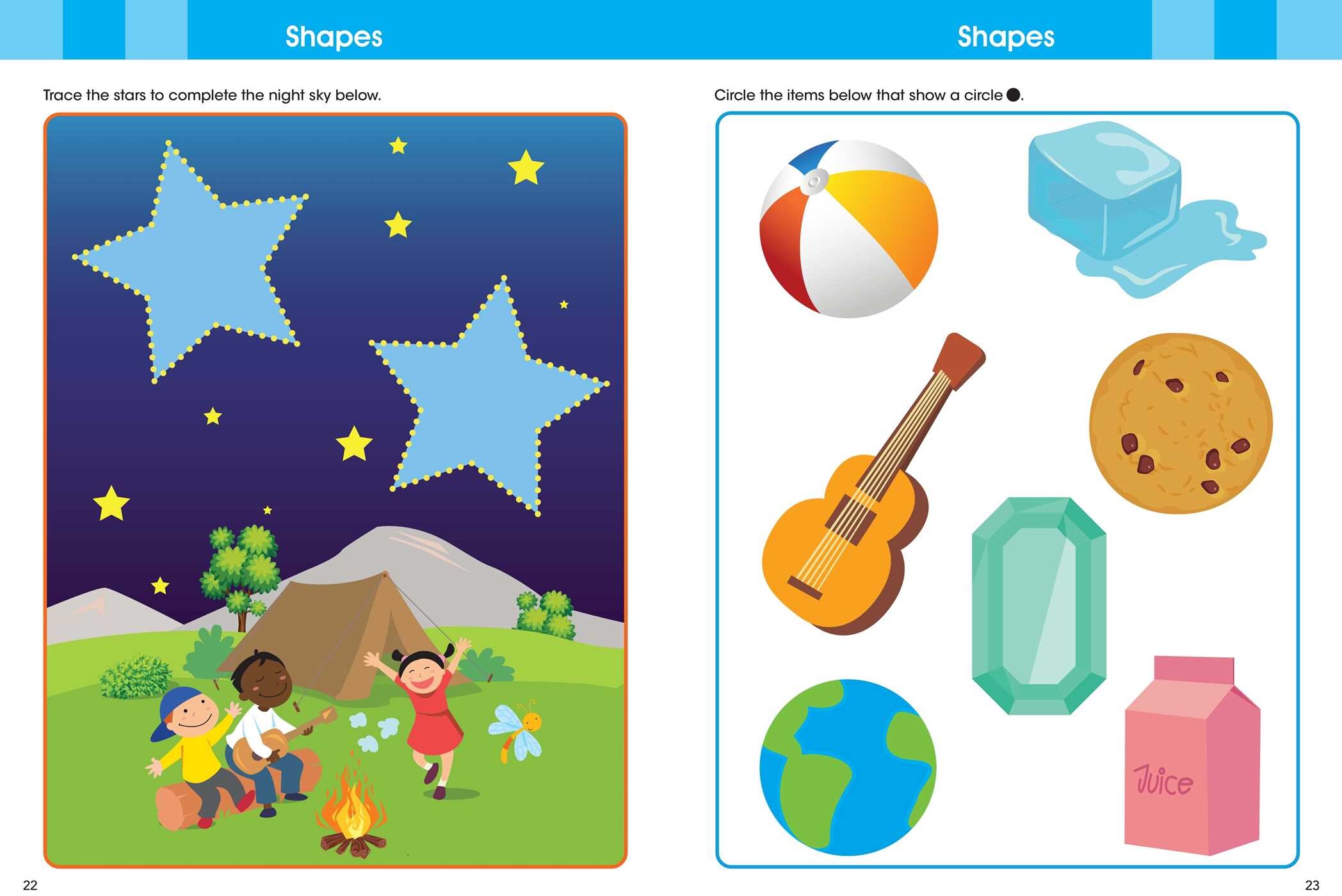 Ready to Learn: Preschool Colors & Shapes Workbook
