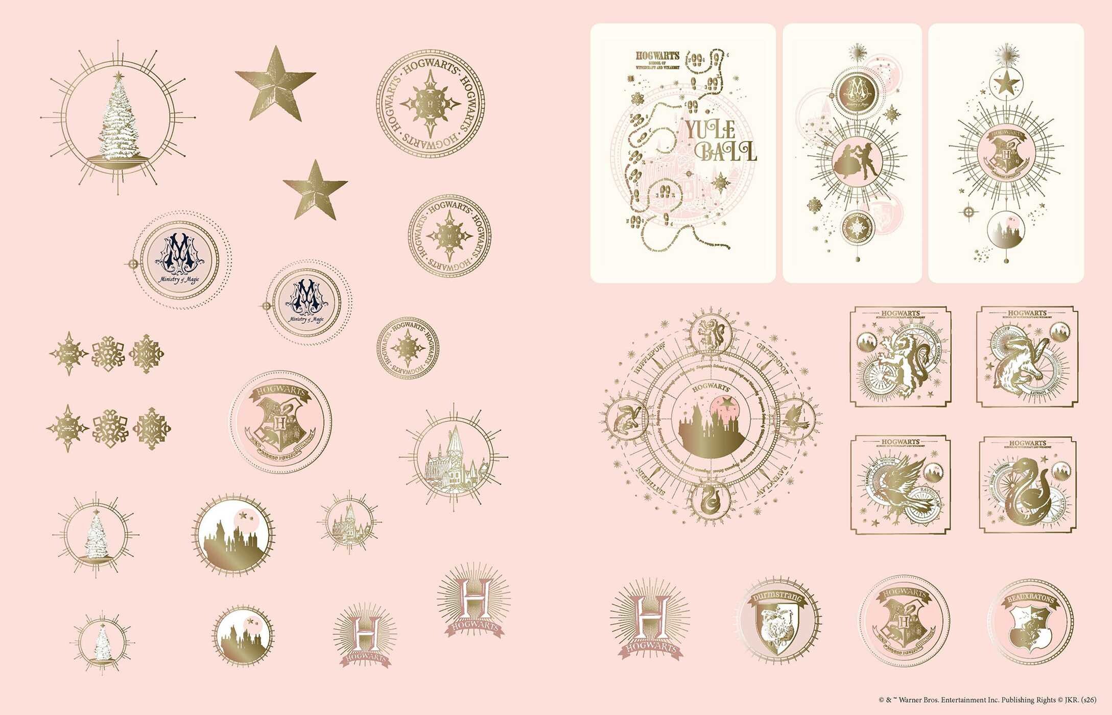 Harry Potter Christmas Stickers
