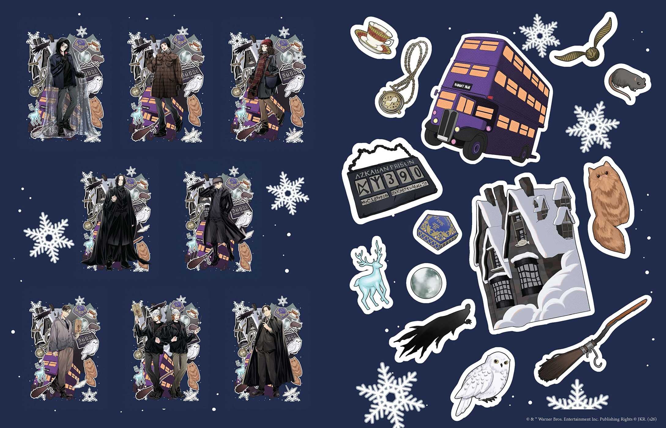 Harry Potter Christmas Stickers