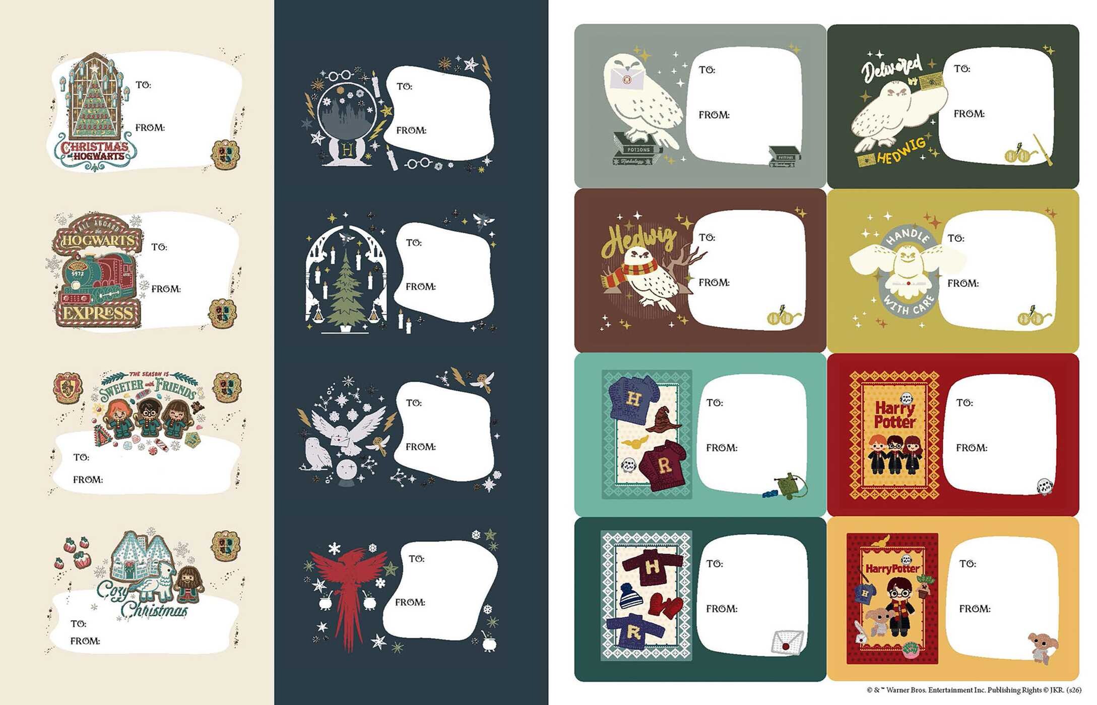 Harry Potter Christmas Stickers