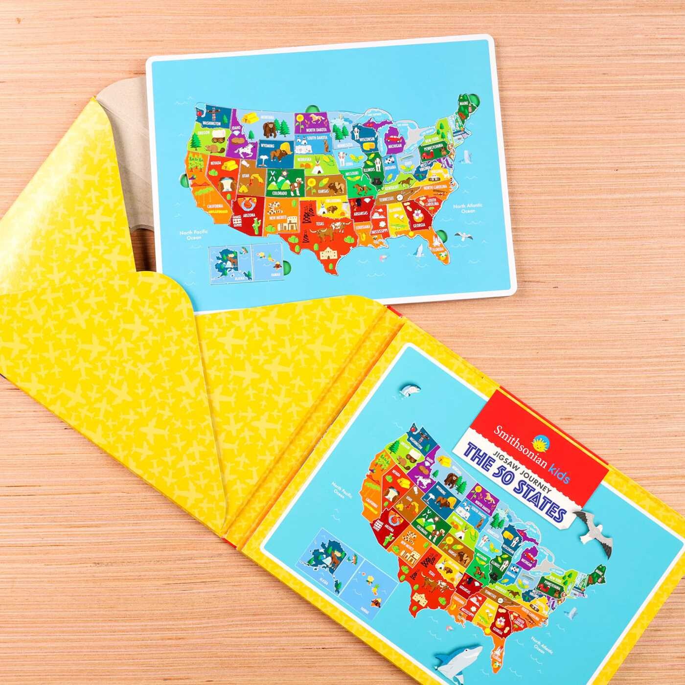 Smithsonian Kids Jigsaw Journeys: The 50 States