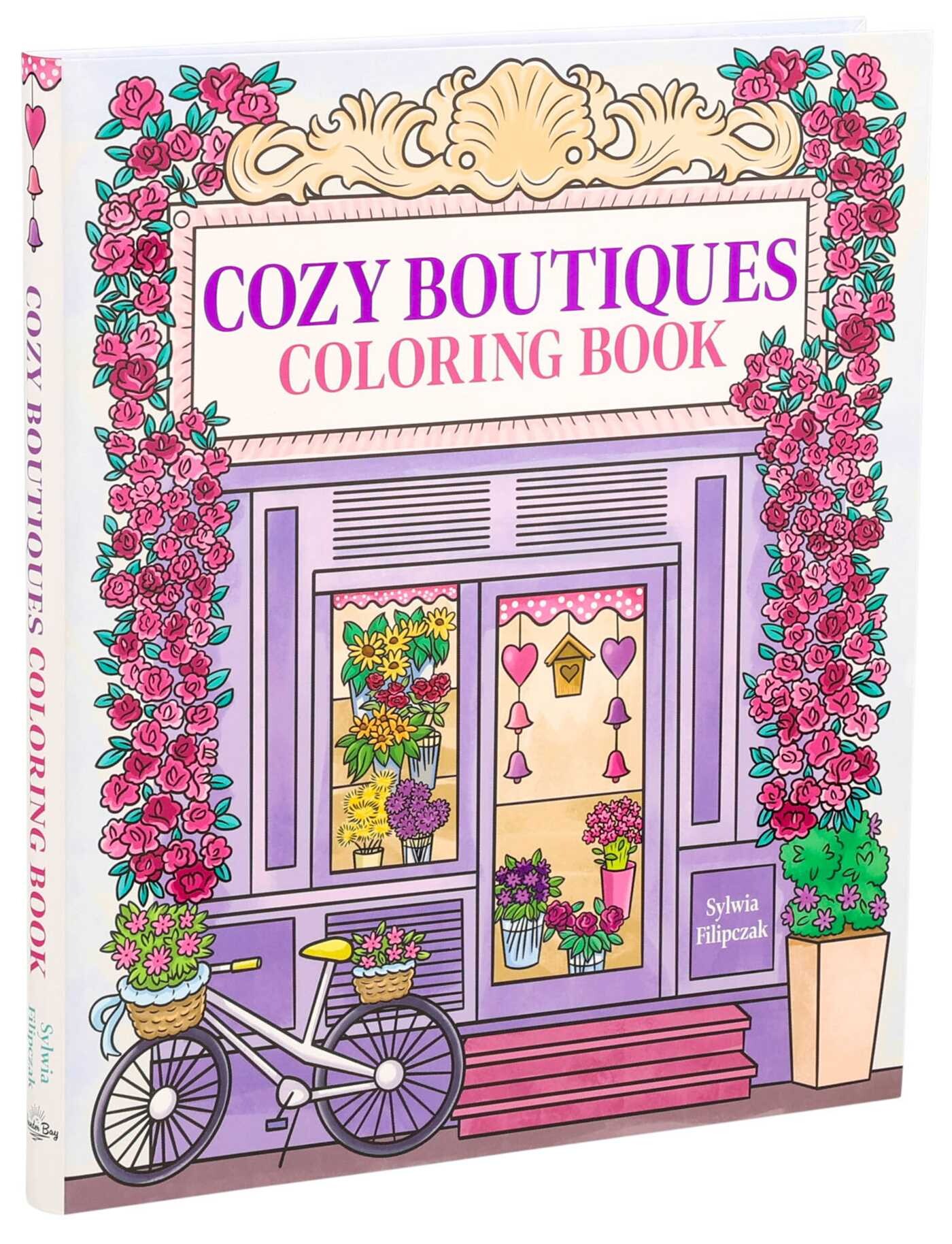 Cozy Boutiques Coloring Book