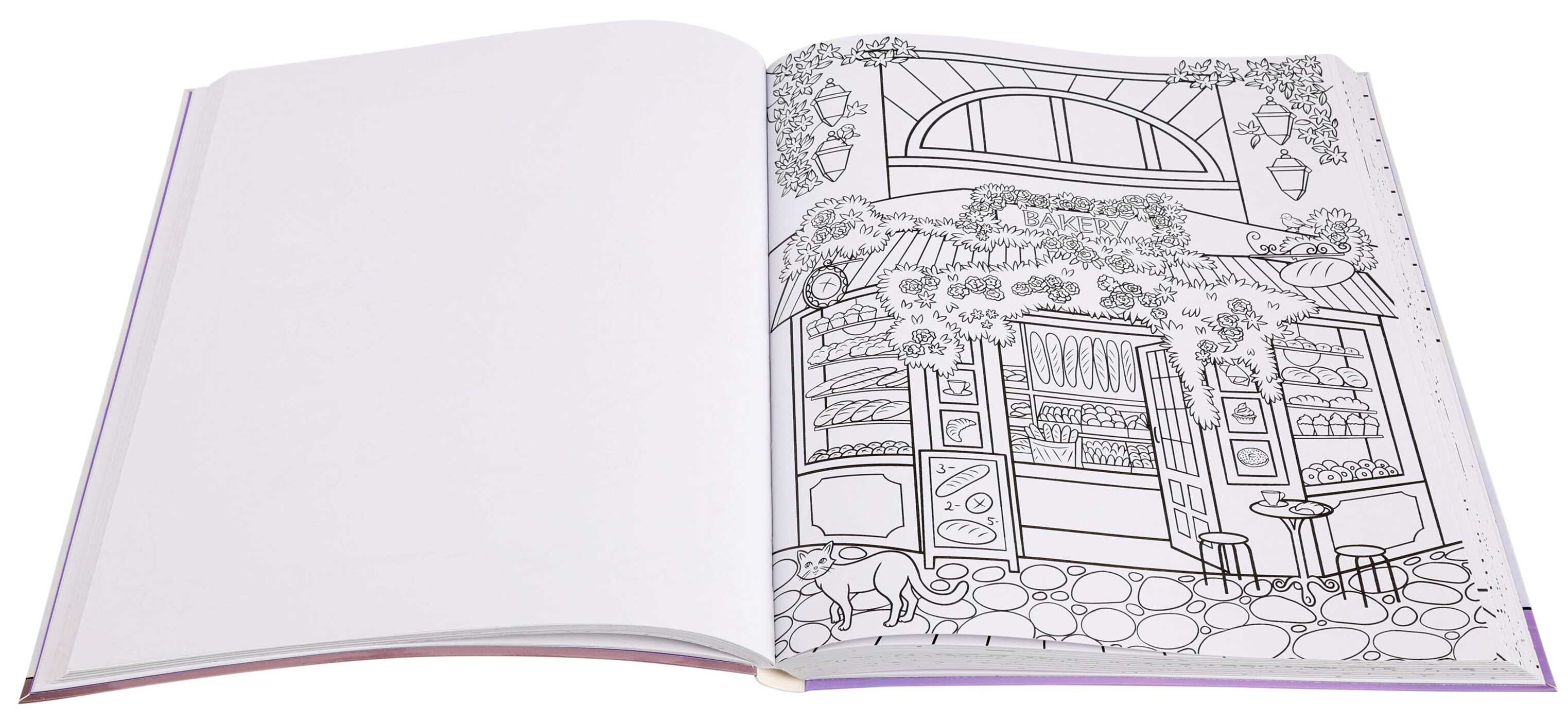 Cozy Boutiques Coloring Book