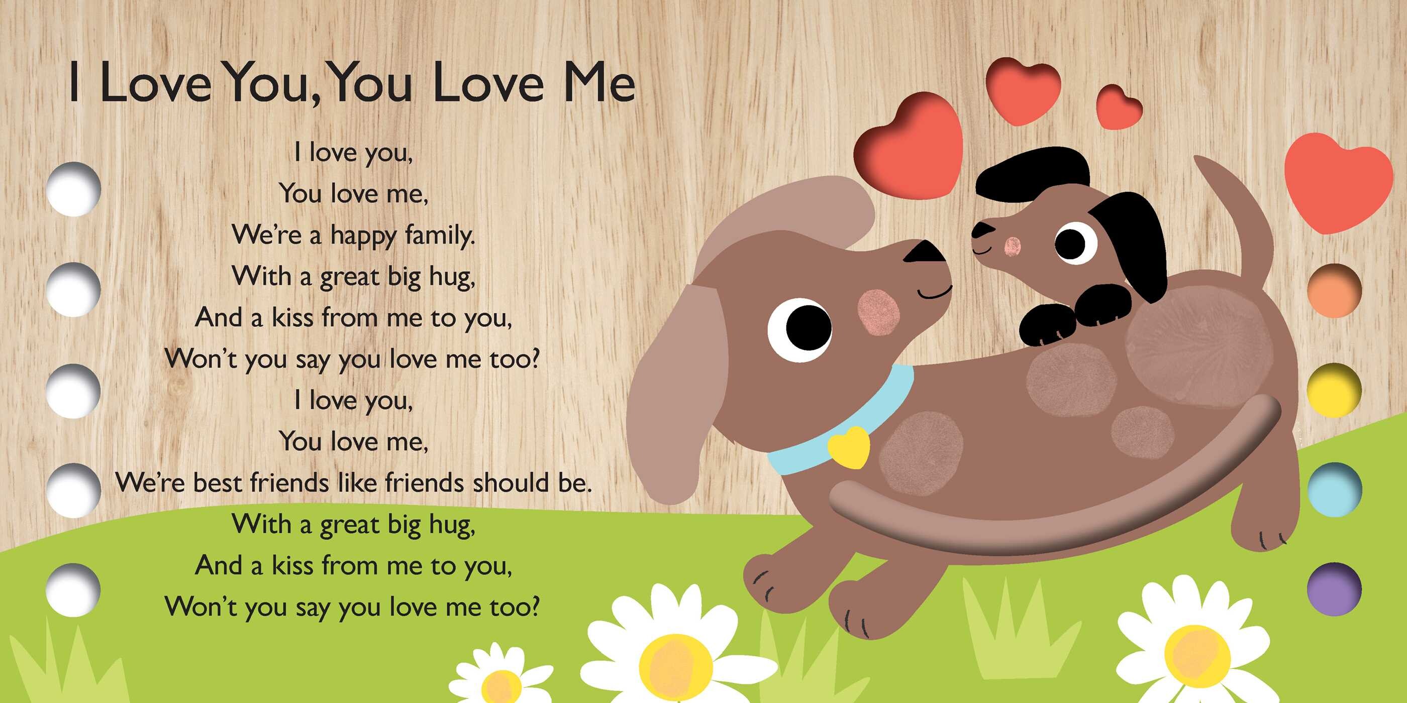 Touch and Trace Nursery Rhymes: I Love You, You Love Me (Board Book for Babies and Toddlers 0-2 years old)