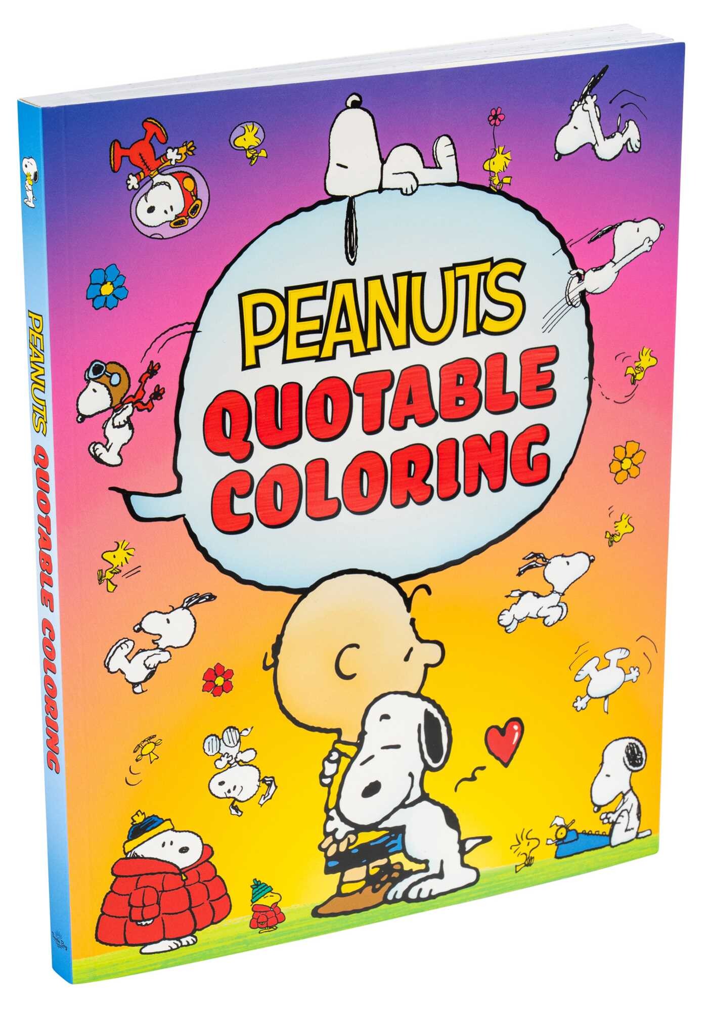 Peanuts Quotable Coloring
