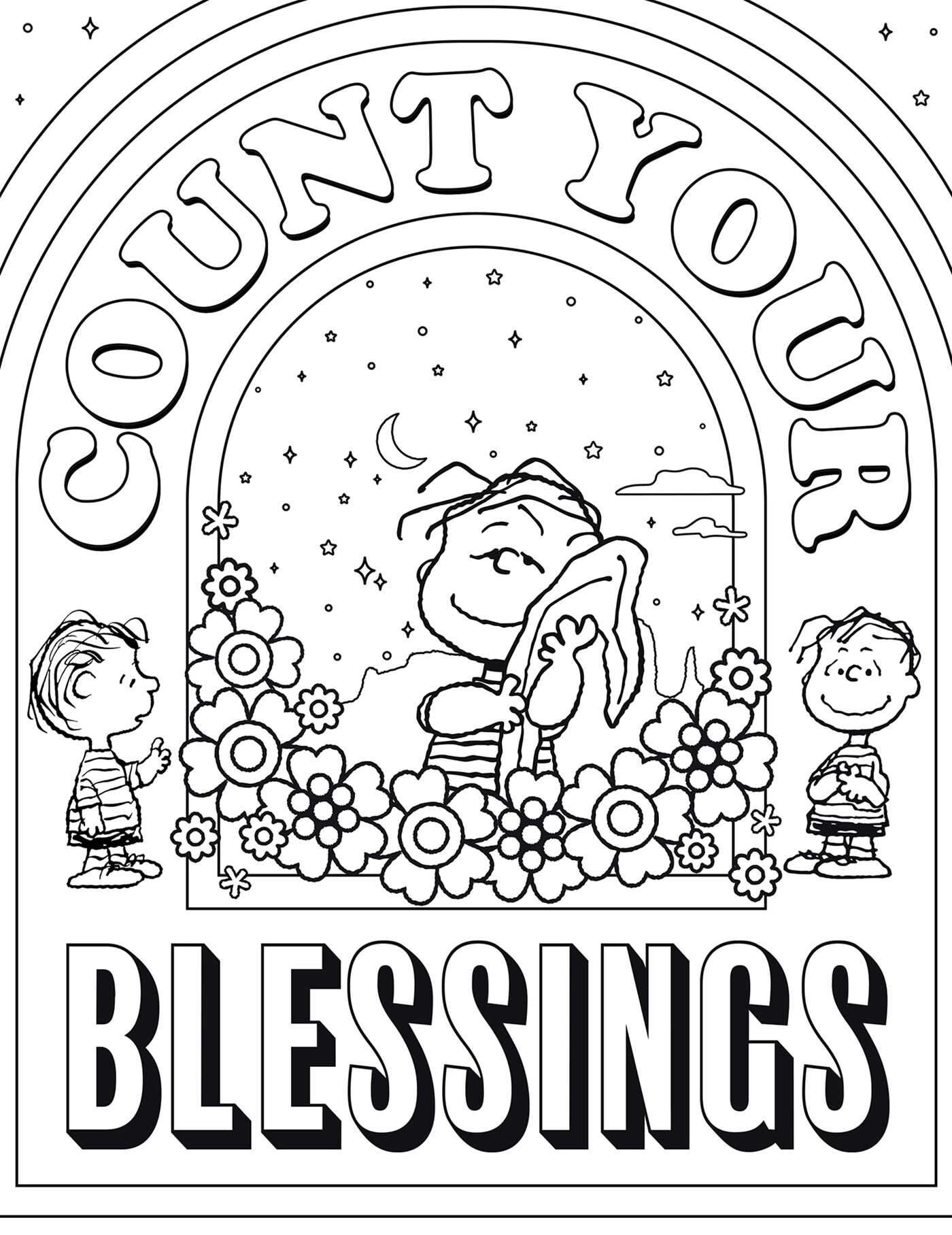 Peanuts Quotable Coloring