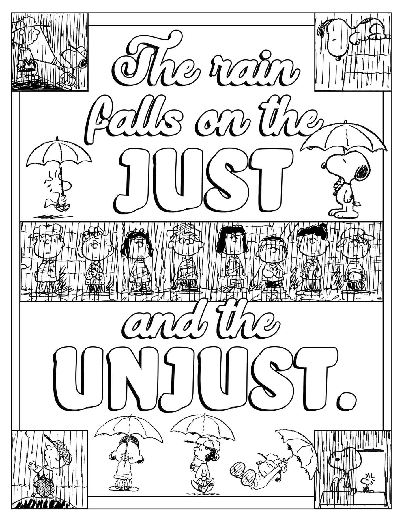 Peanuts Quotable Coloring