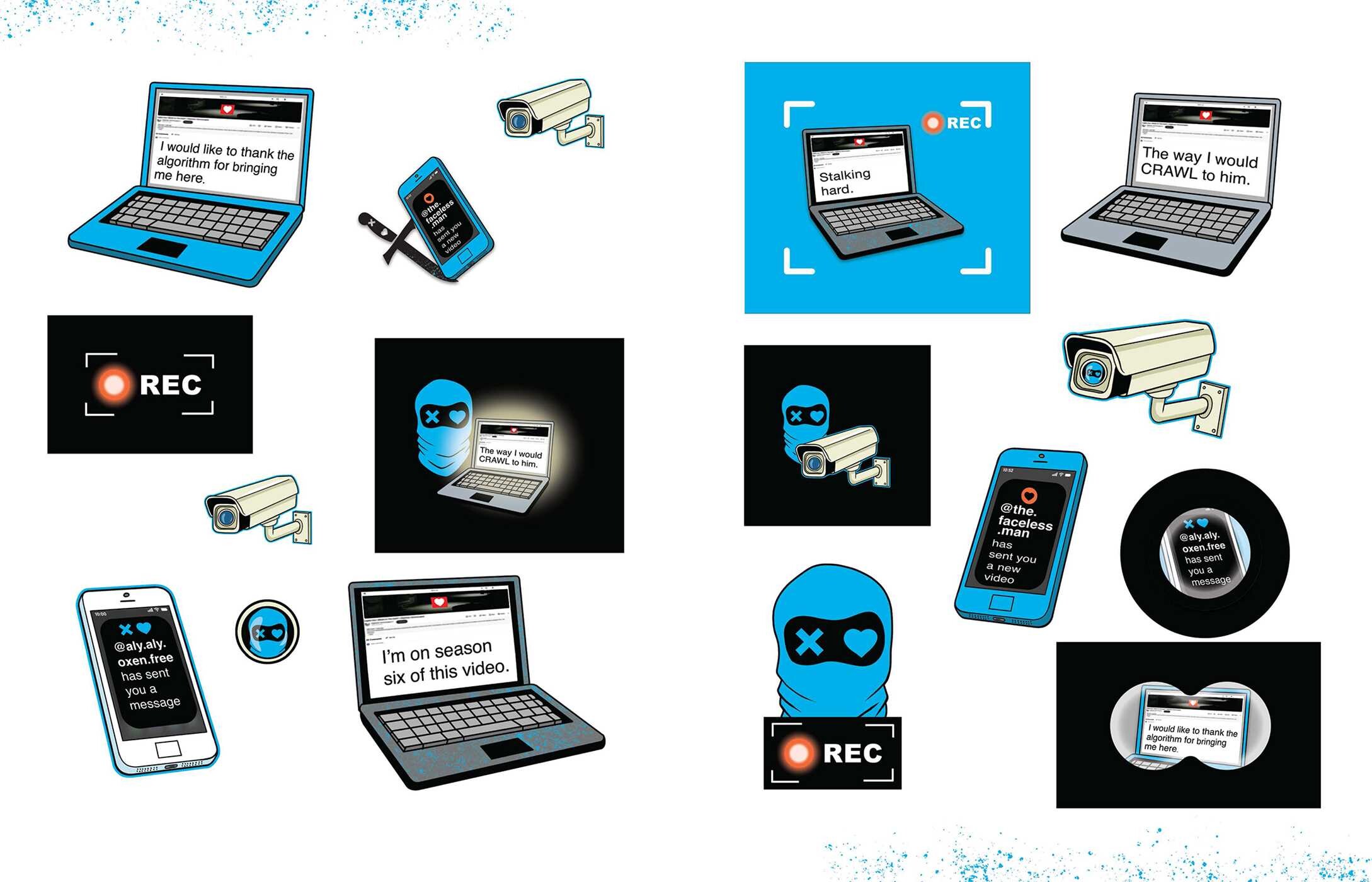 Navessa Allen Lights Out Stickers (Official Sticker Book)