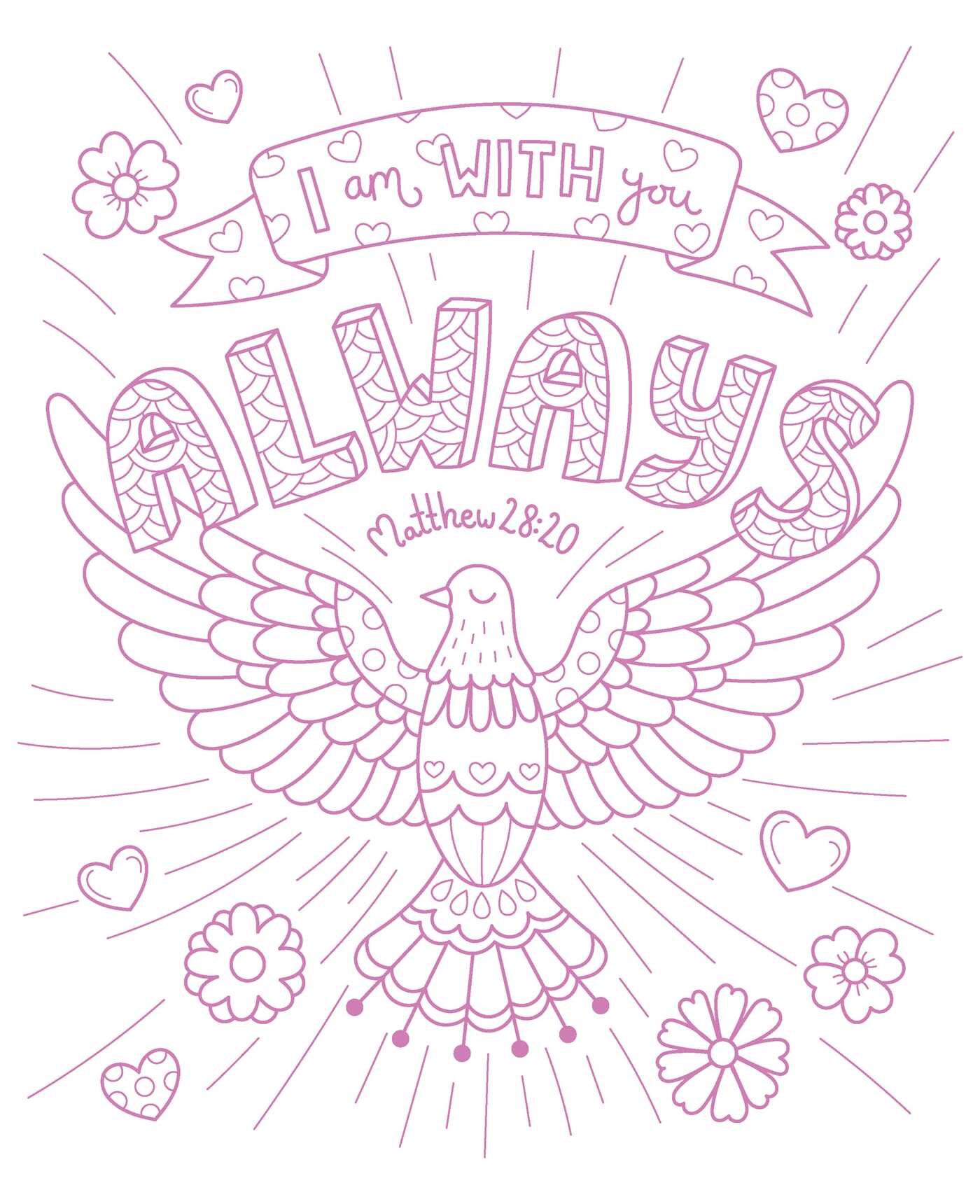 ColorWorld: Love and Light! (with 30 stickers and 32 Christian Coloring Pages)