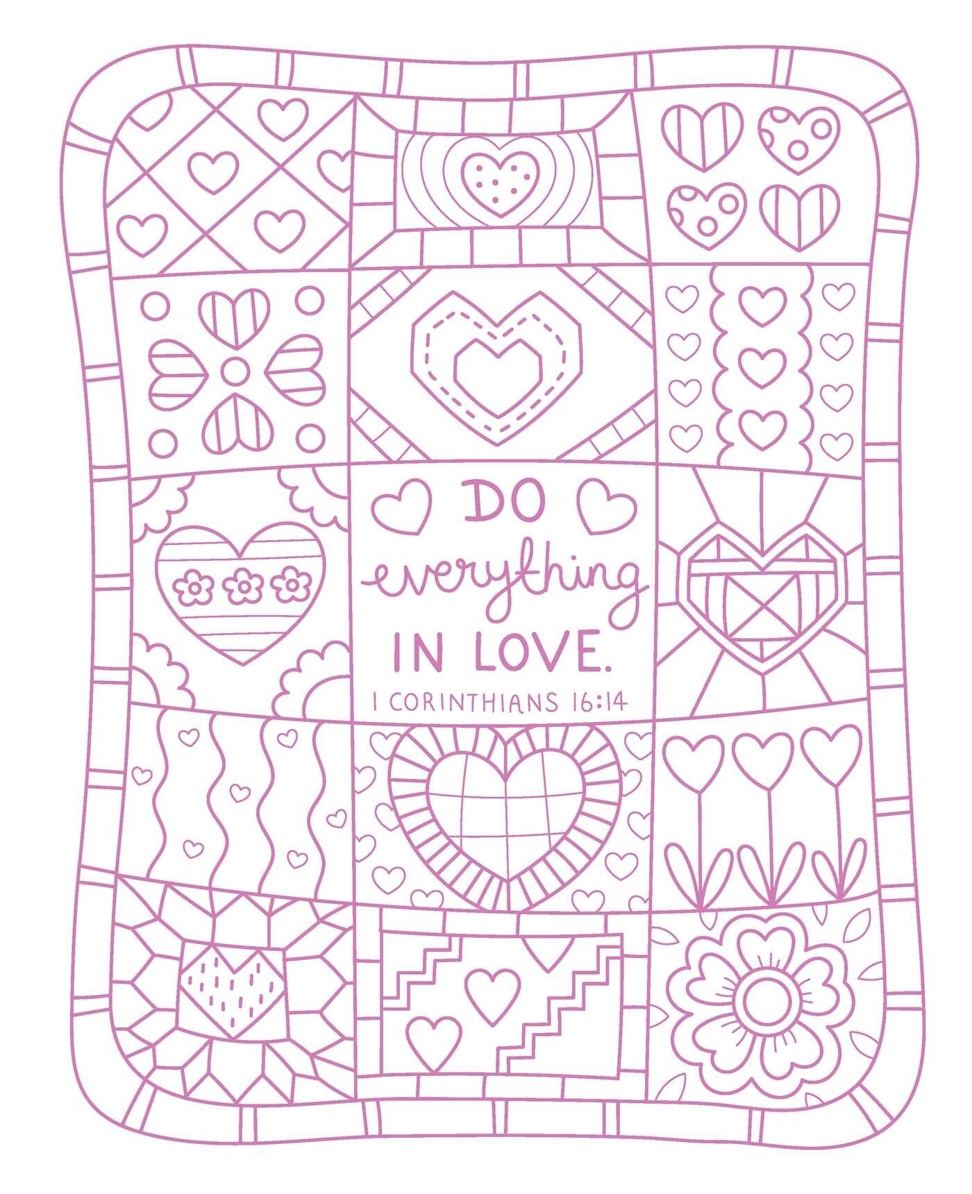 ColorWorld: Love and Light! (with 30 stickers and 32 Christian Coloring Pages)