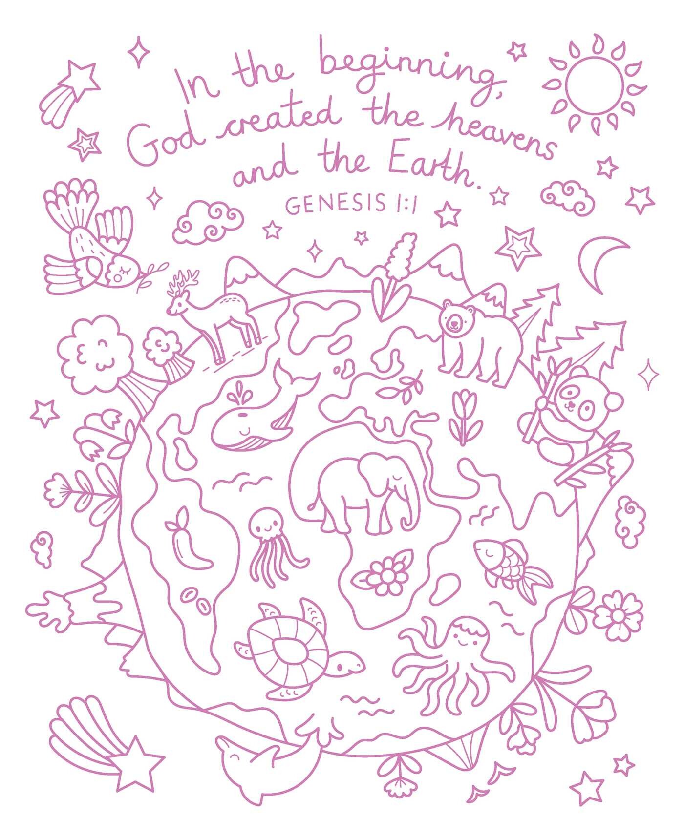 ColorWorld: Love and Light! (with 30 stickers and 32 Christian Coloring Pages)