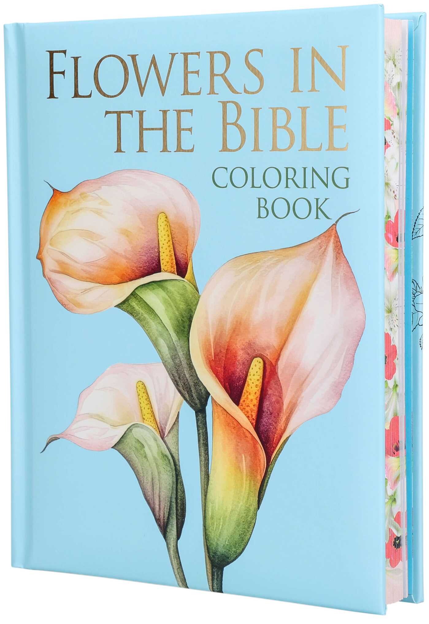 Flowers in the Bible Coloring Book