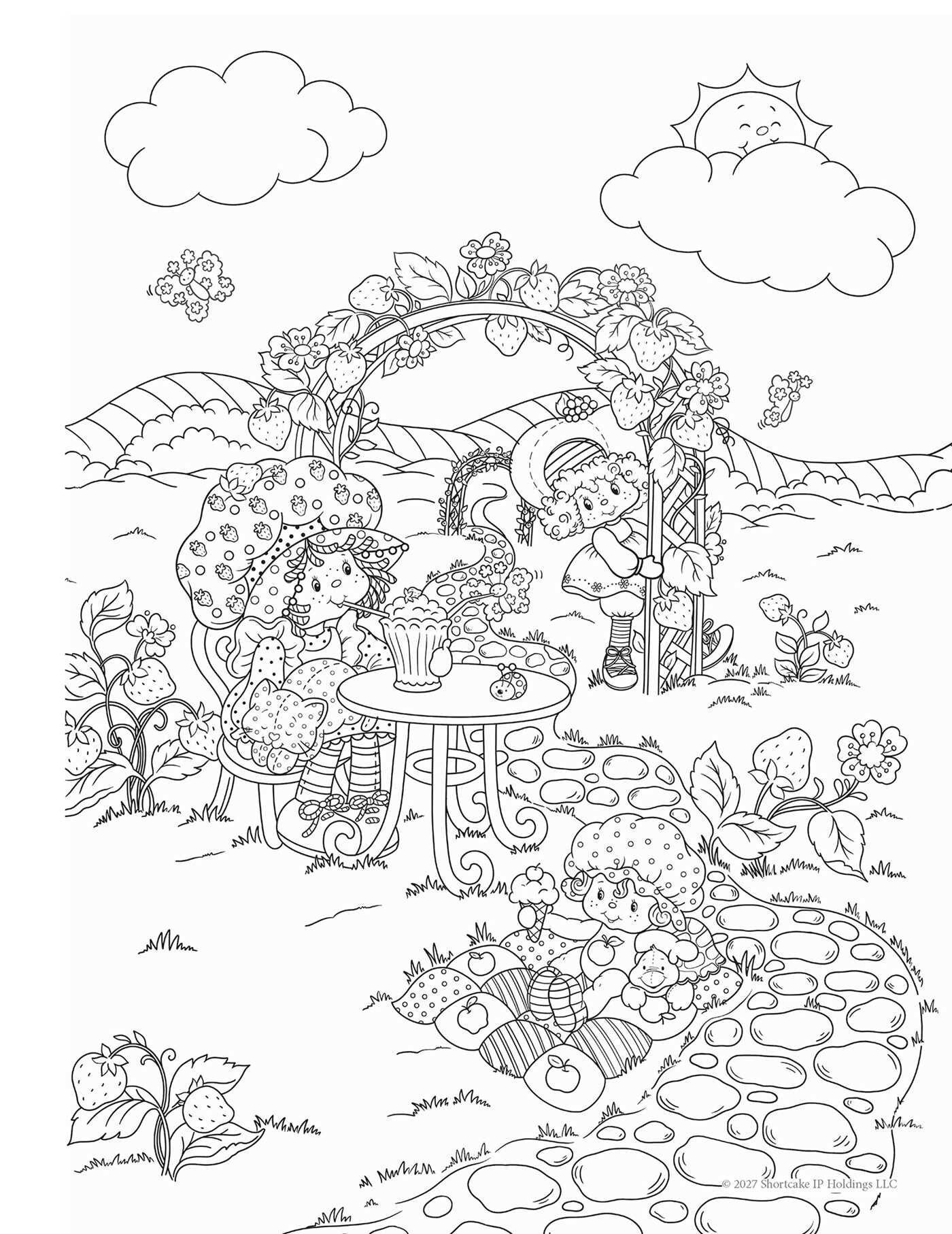 World of Strawberry Shortcake Coloring