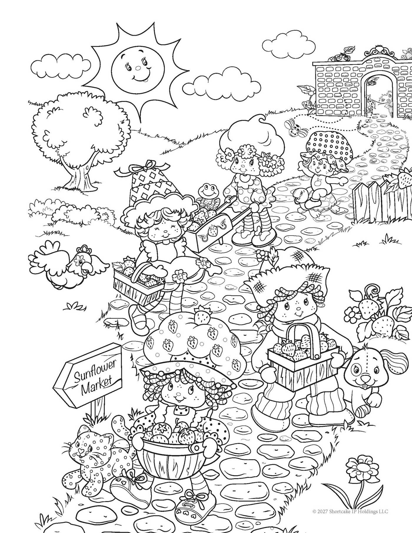 World of Strawberry Shortcake Coloring