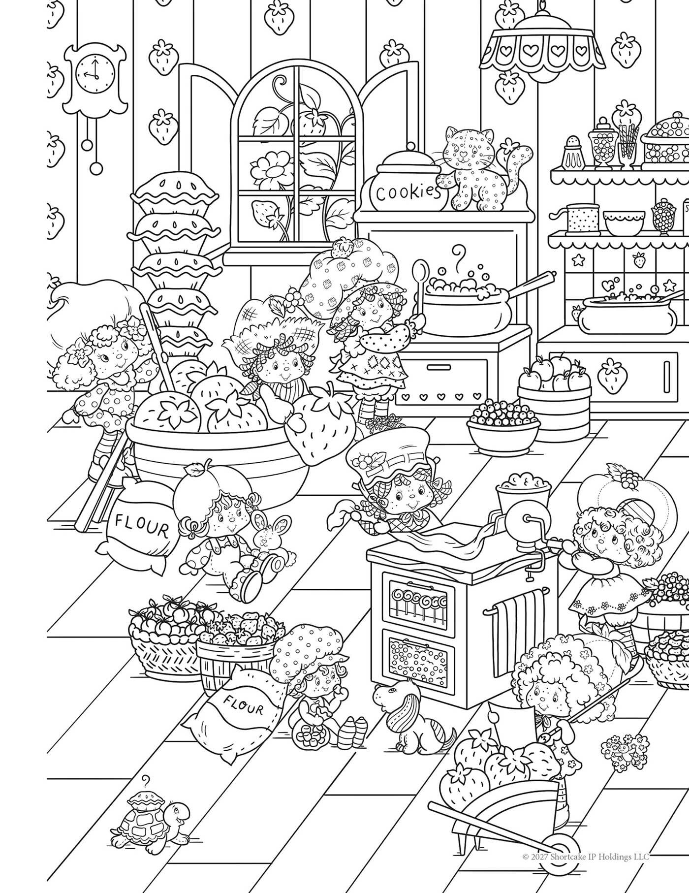 World of Strawberry Shortcake Coloring