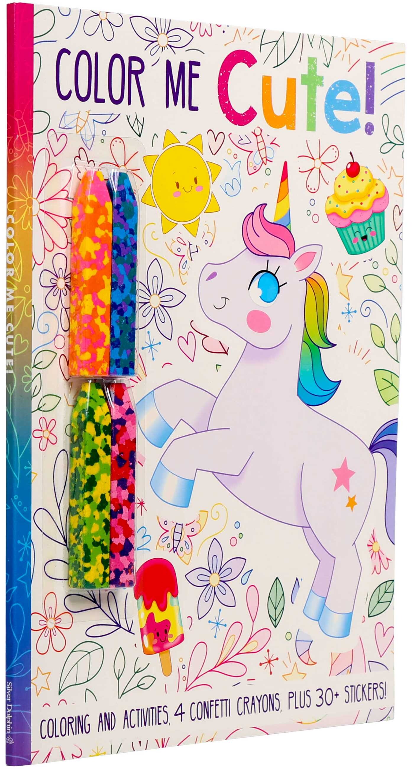 Color Me Cute! With Confetti Crayons and Stickers