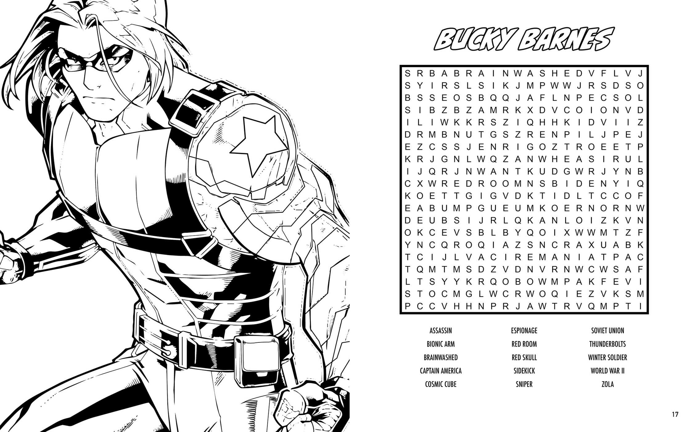 Marvel Word Search, Quips, Quotes and Coloring Book