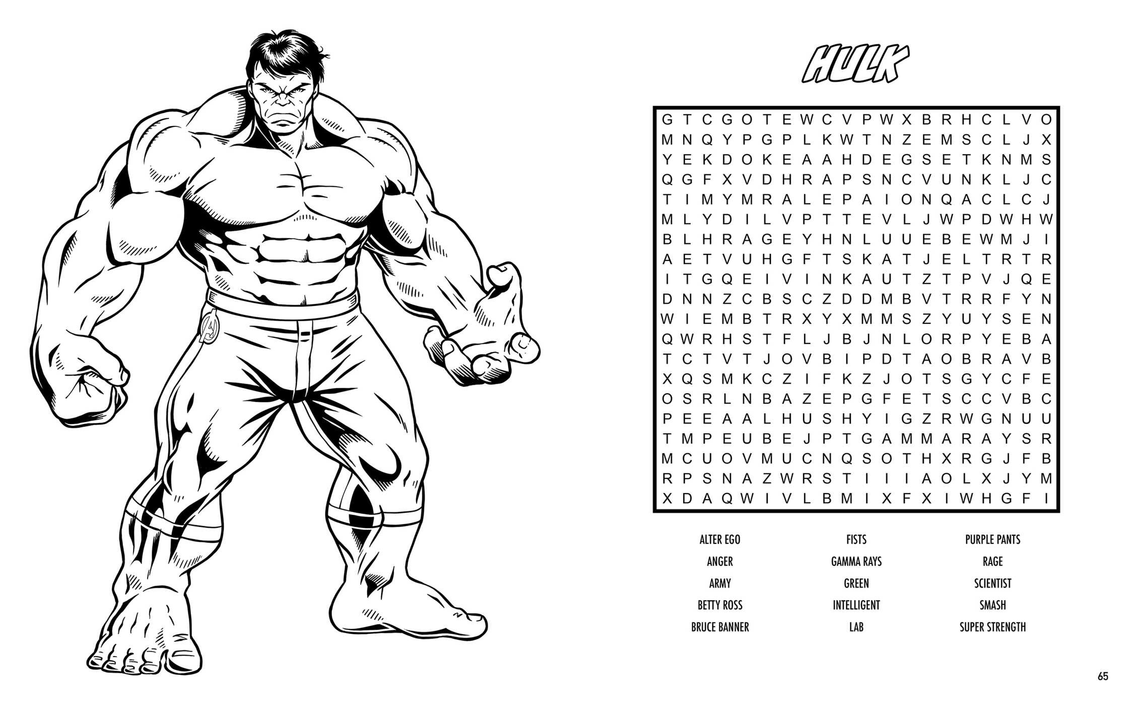 Marvel Word Search, Quips, Quotes and Coloring Book